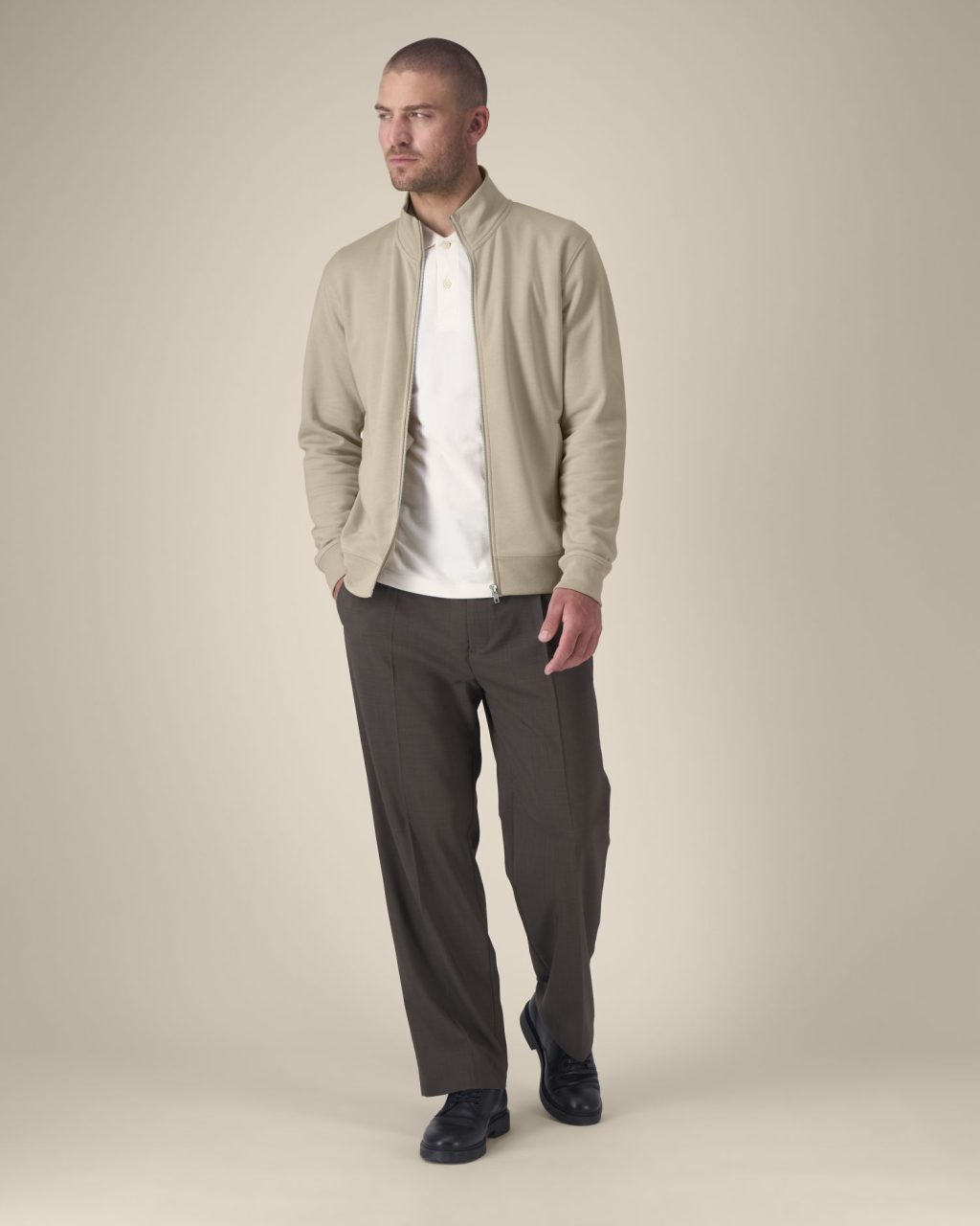 Rozpinana bluza unisex ze stójką - obrazek 15