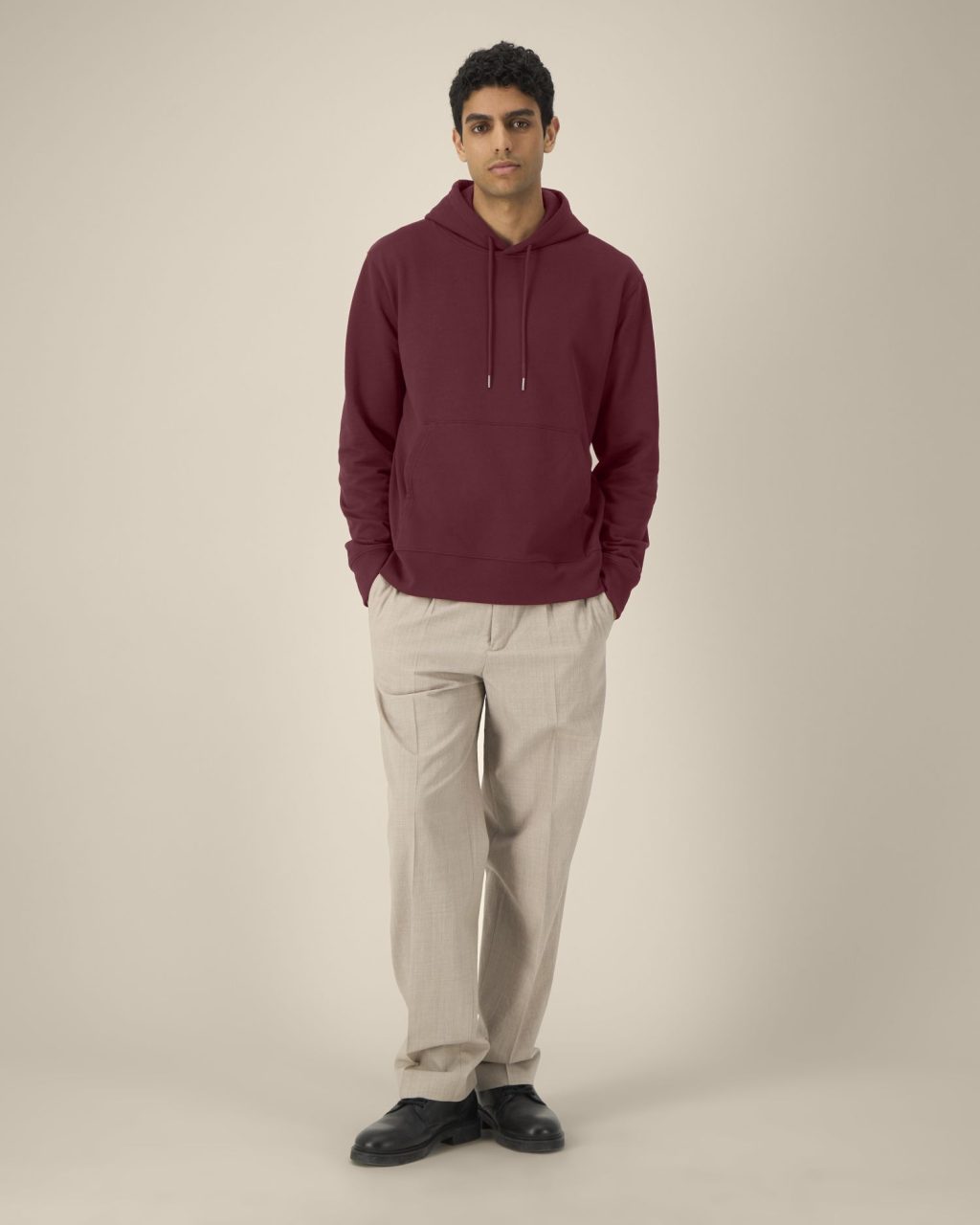 Bluza z kapturem unisex z bawełny z recyklingu