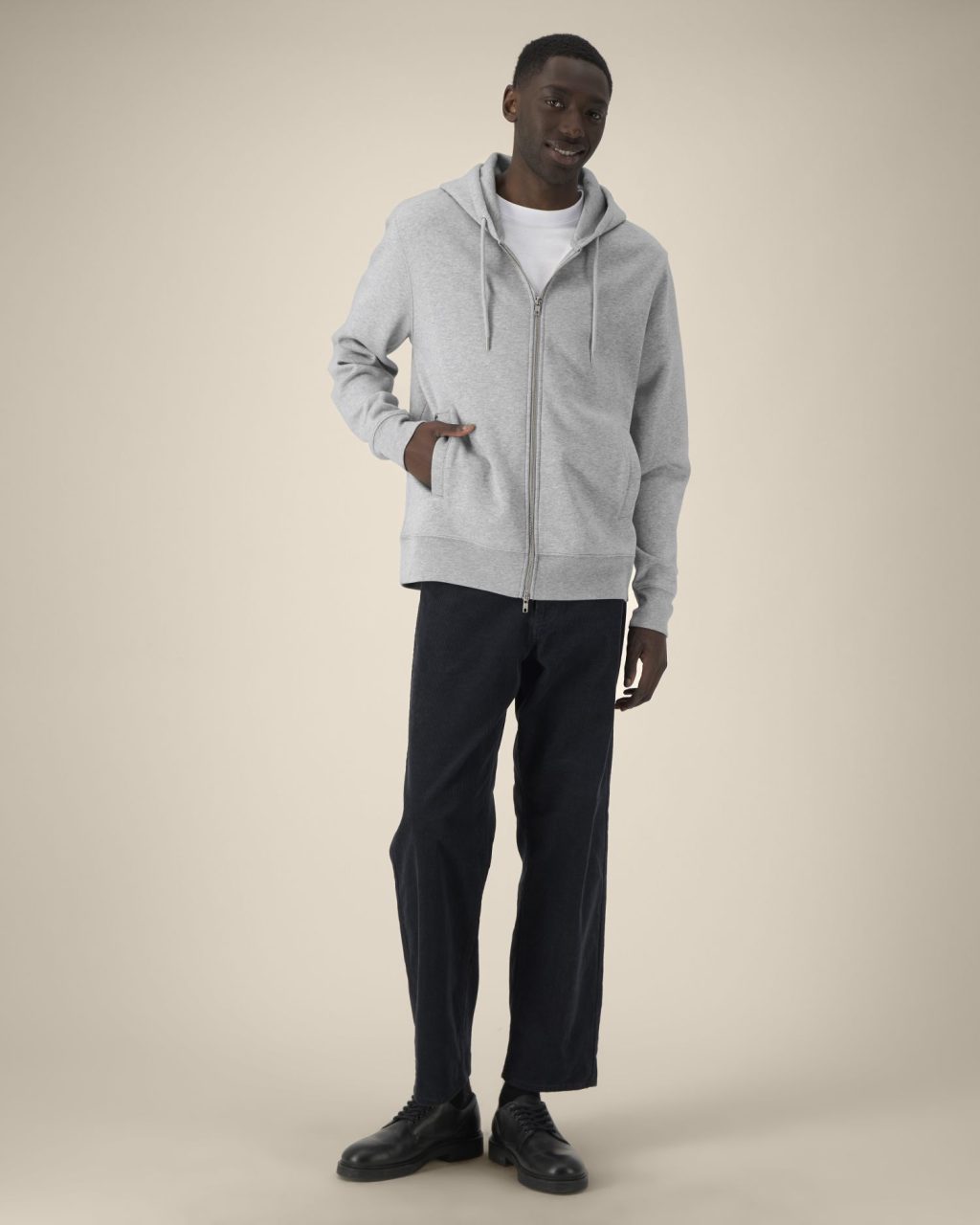 Rozpinana bluza z kapturem unisex z bawełny i TENCEL™ Modal