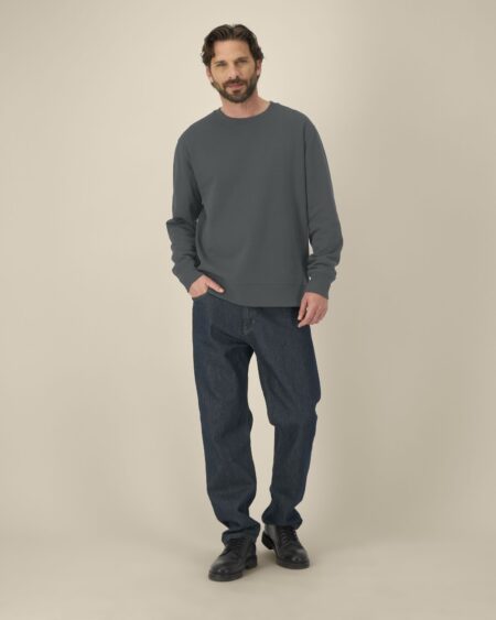 Bluza unisex crewneck z bawełny z recyklingu