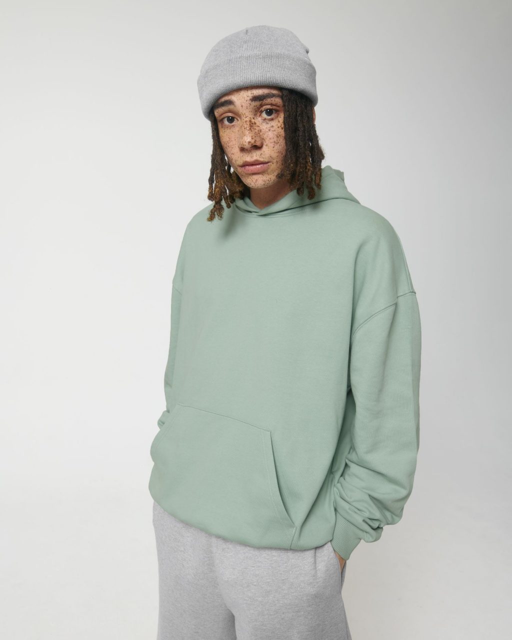 Bluza z kapturem unisex boxy sucha w dotyku