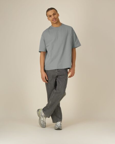 T-shirt unisex gruby boxy