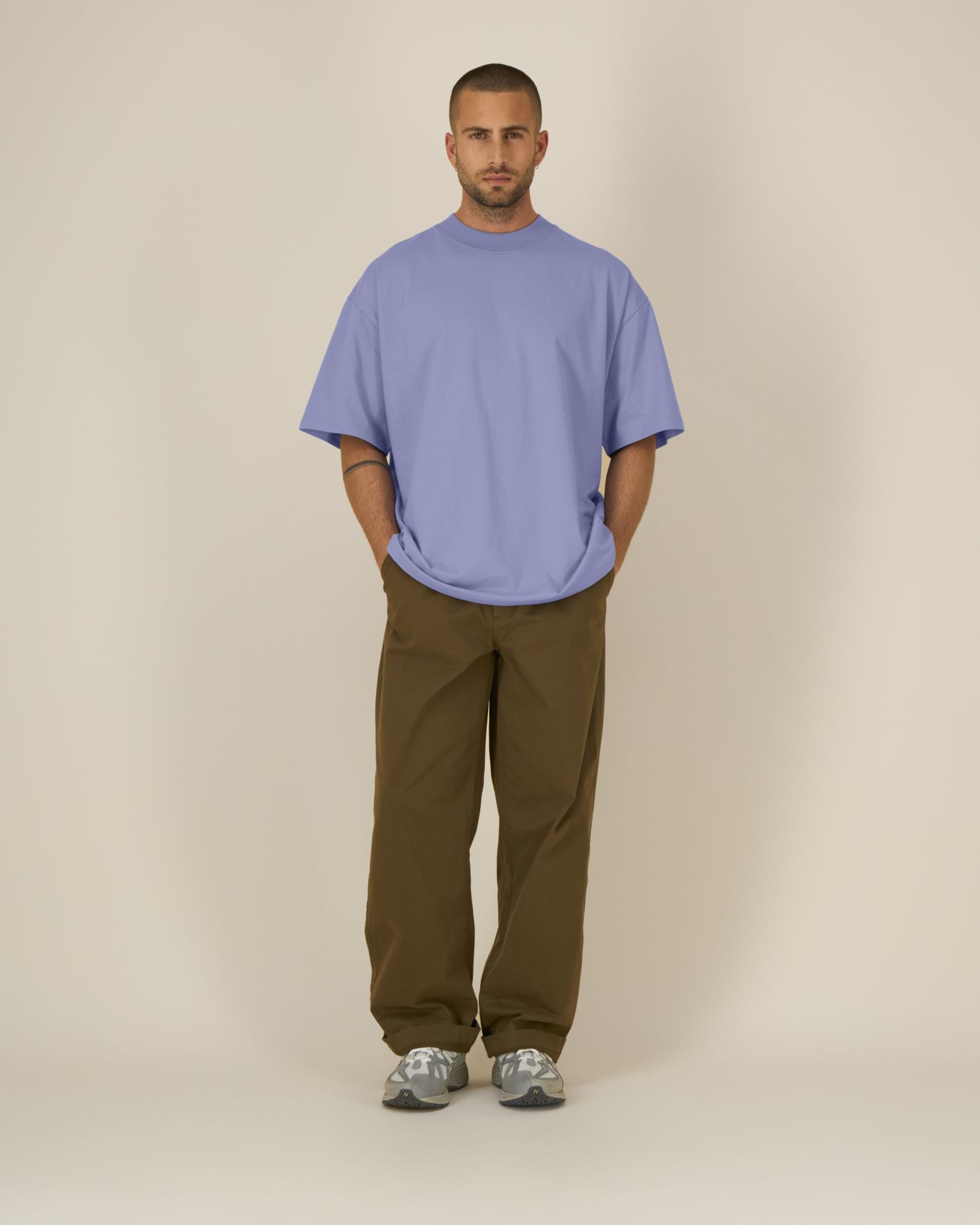 T-shirt unisex oversized ze stójką - obrazek 14