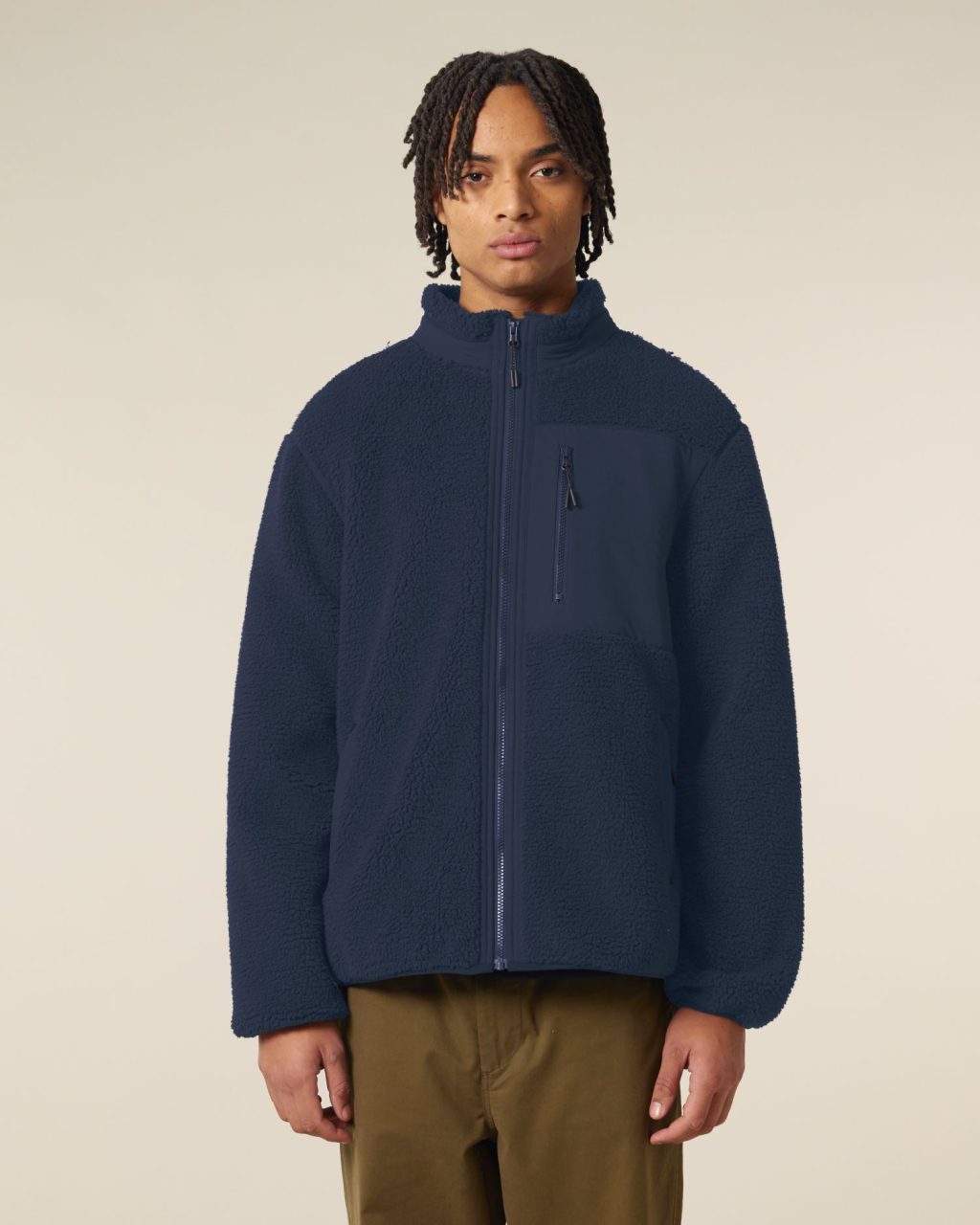 Kurtka sherpa unisex relaxed