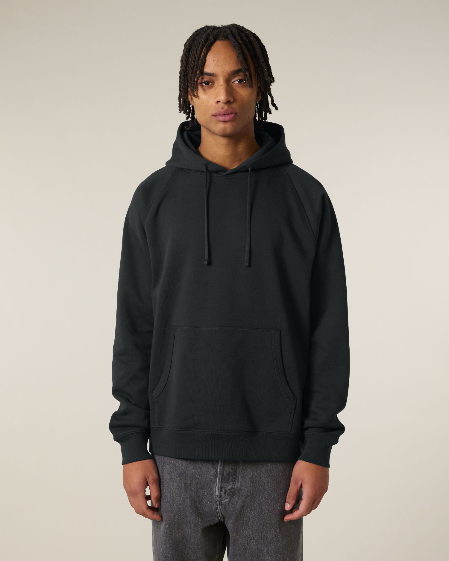 Bluza z kapturem unisex relaxed z rękawami raglanowymi - obrazek 8
