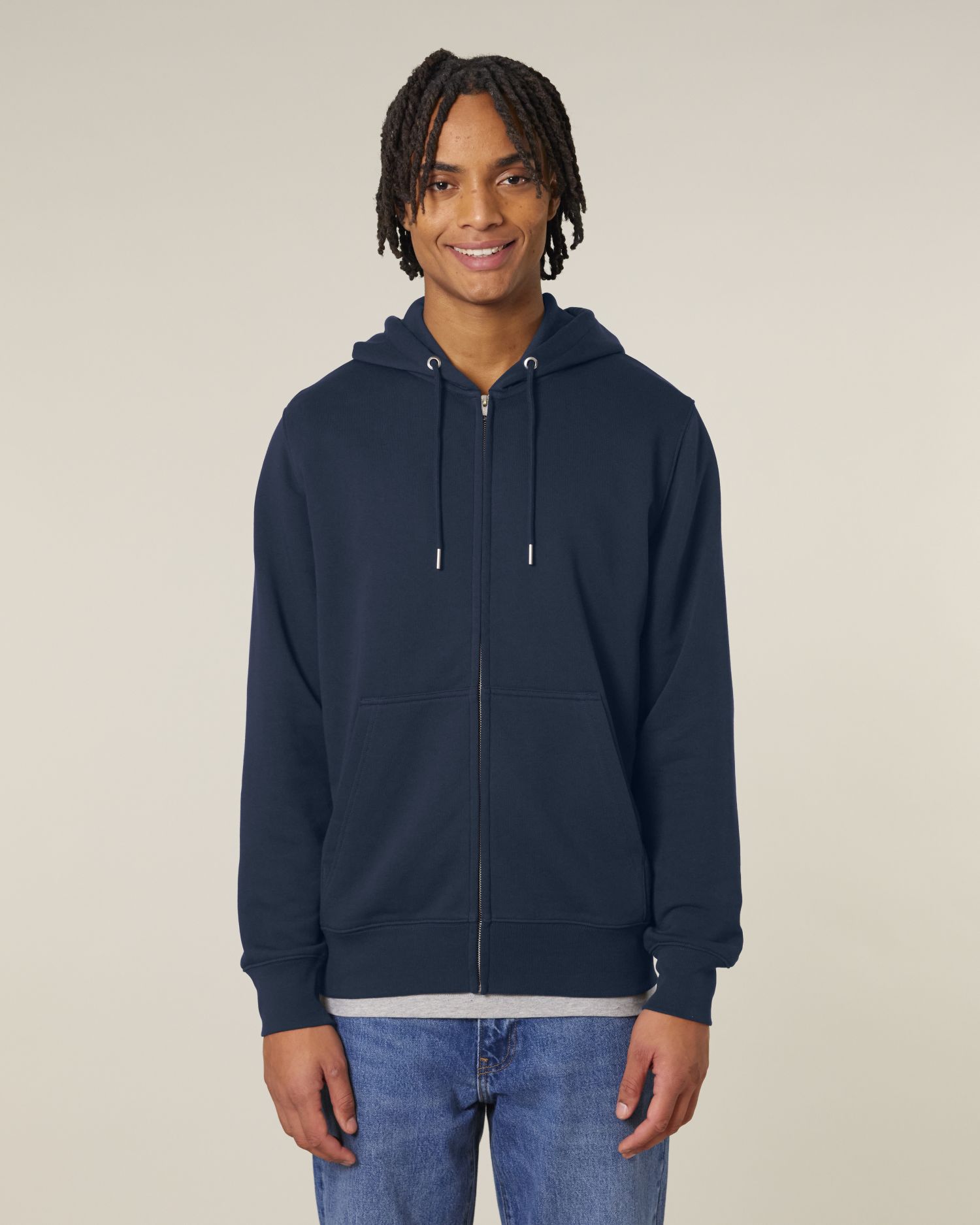Rozpinana bluza z kapturem unisex z French Terry - obrazek 7
