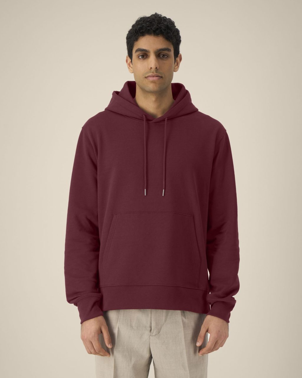 Bluza z kapturem unisex z bawełny z recyklingu - obrazek 3