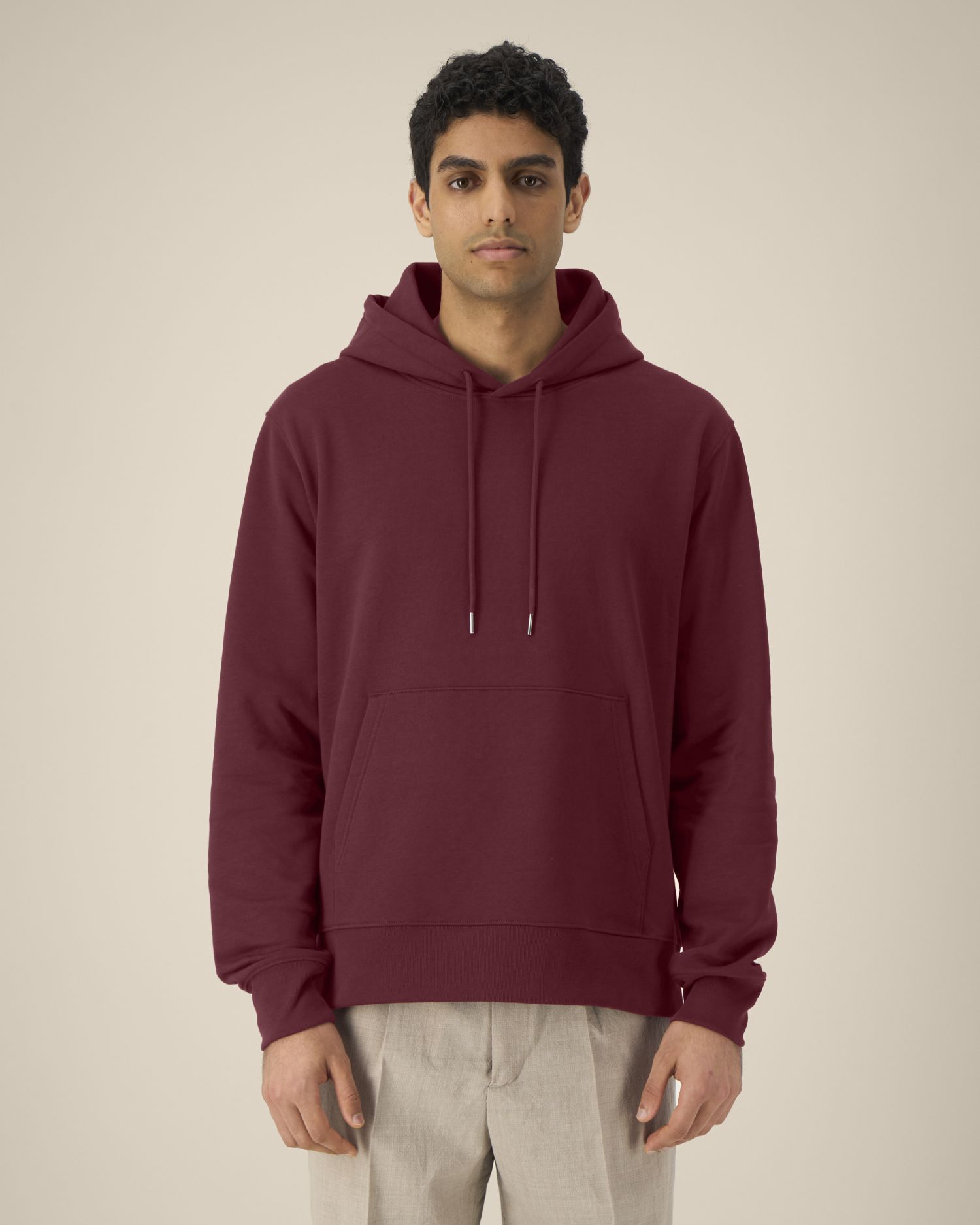 Bluza z kapturem unisex z bawełny z recyklingu - obrazek 3