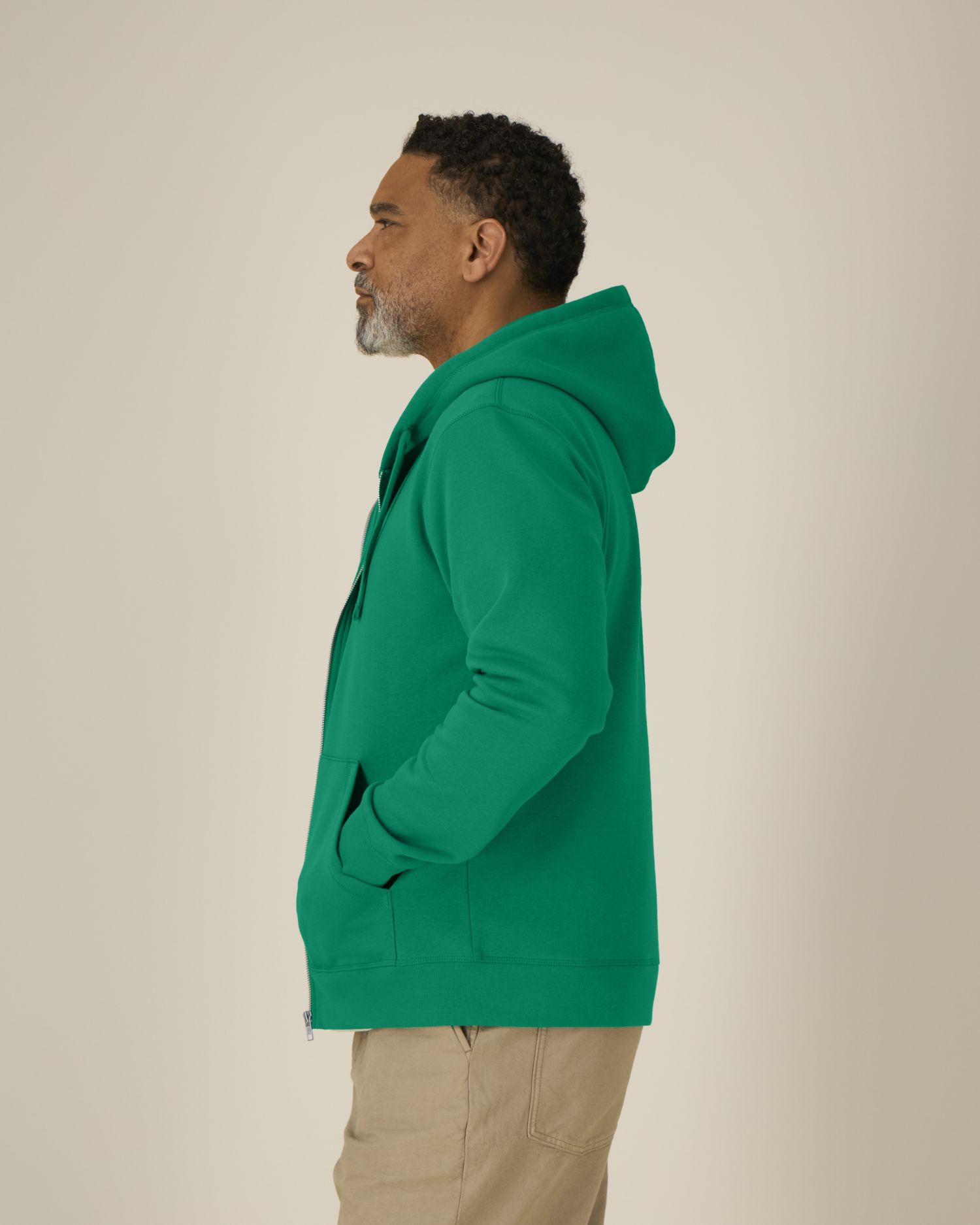 Rozpinana bluza z kapturem unisex - obrazek 3