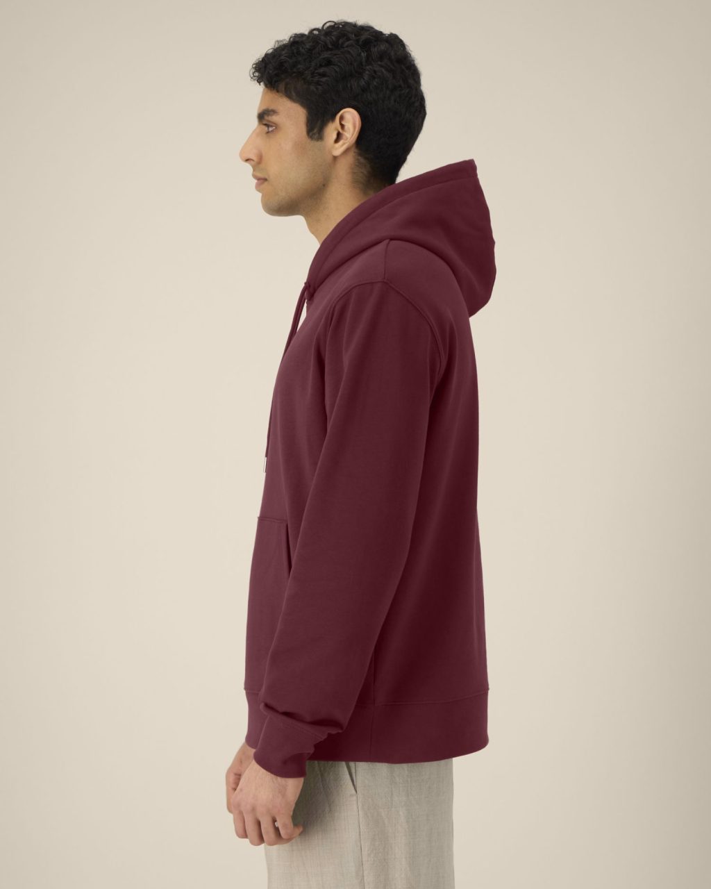 Bluza z kapturem unisex z bawełny z recyklingu - obrazek 4