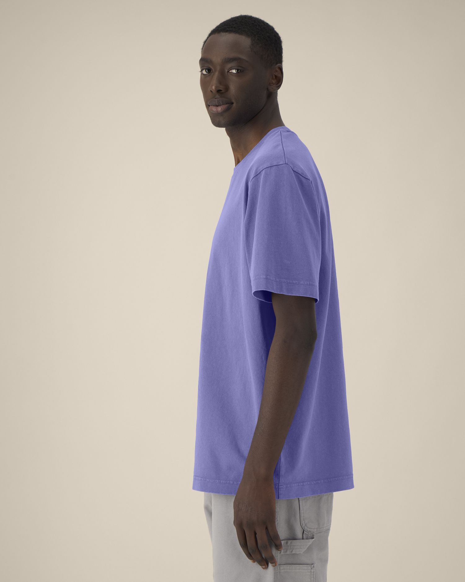 T-shirt unisex gruby garment-dyed - obrazek 5