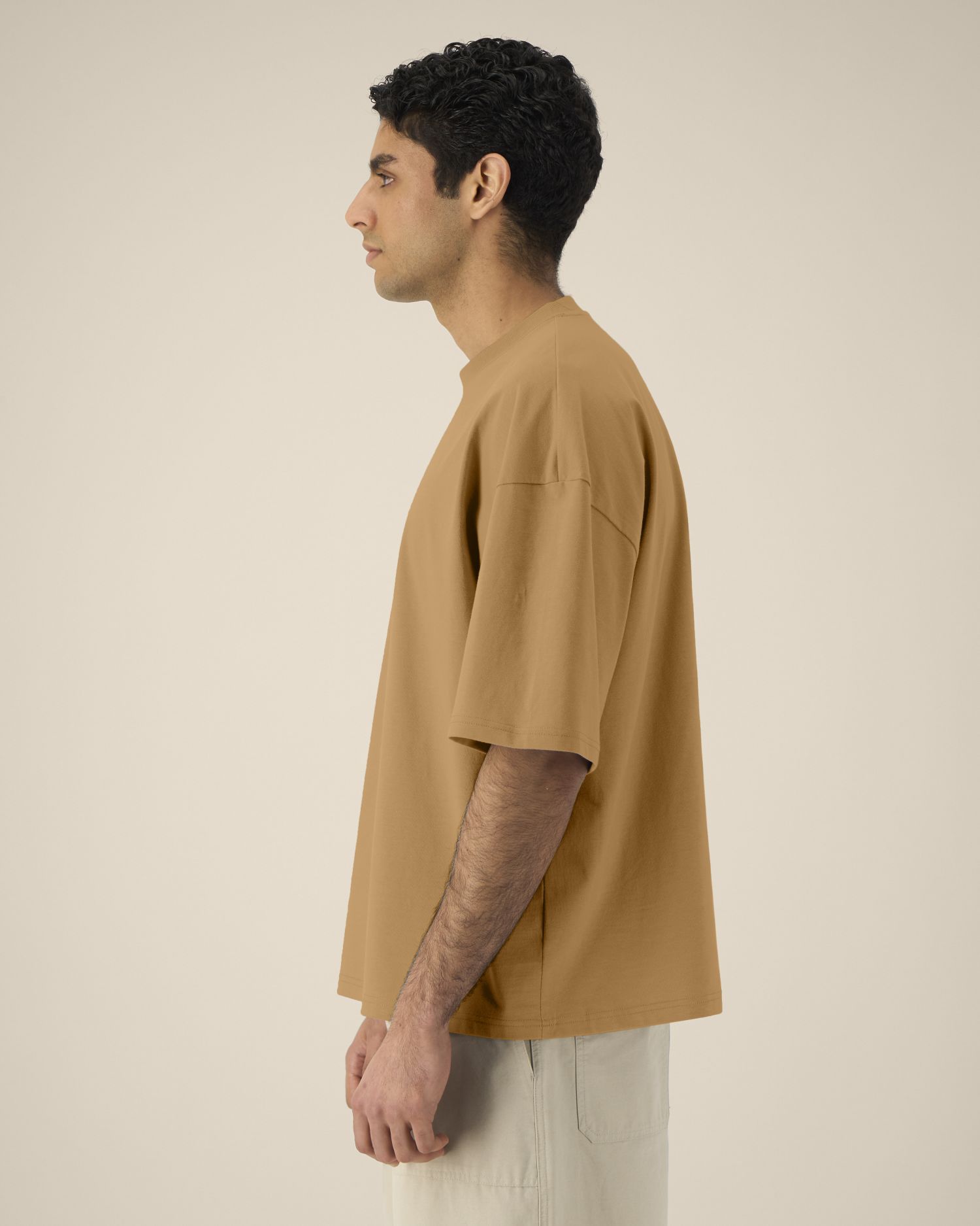 T-shirt unisex boxy z bawełny z recyklingu - obrazek 3