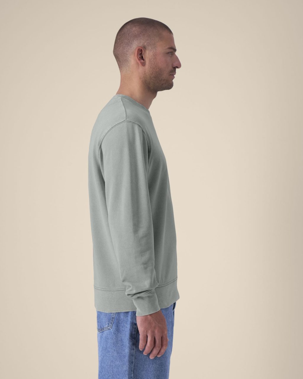 Bluza unisex crewneck garment-dyed z French Terry - obrazek 5