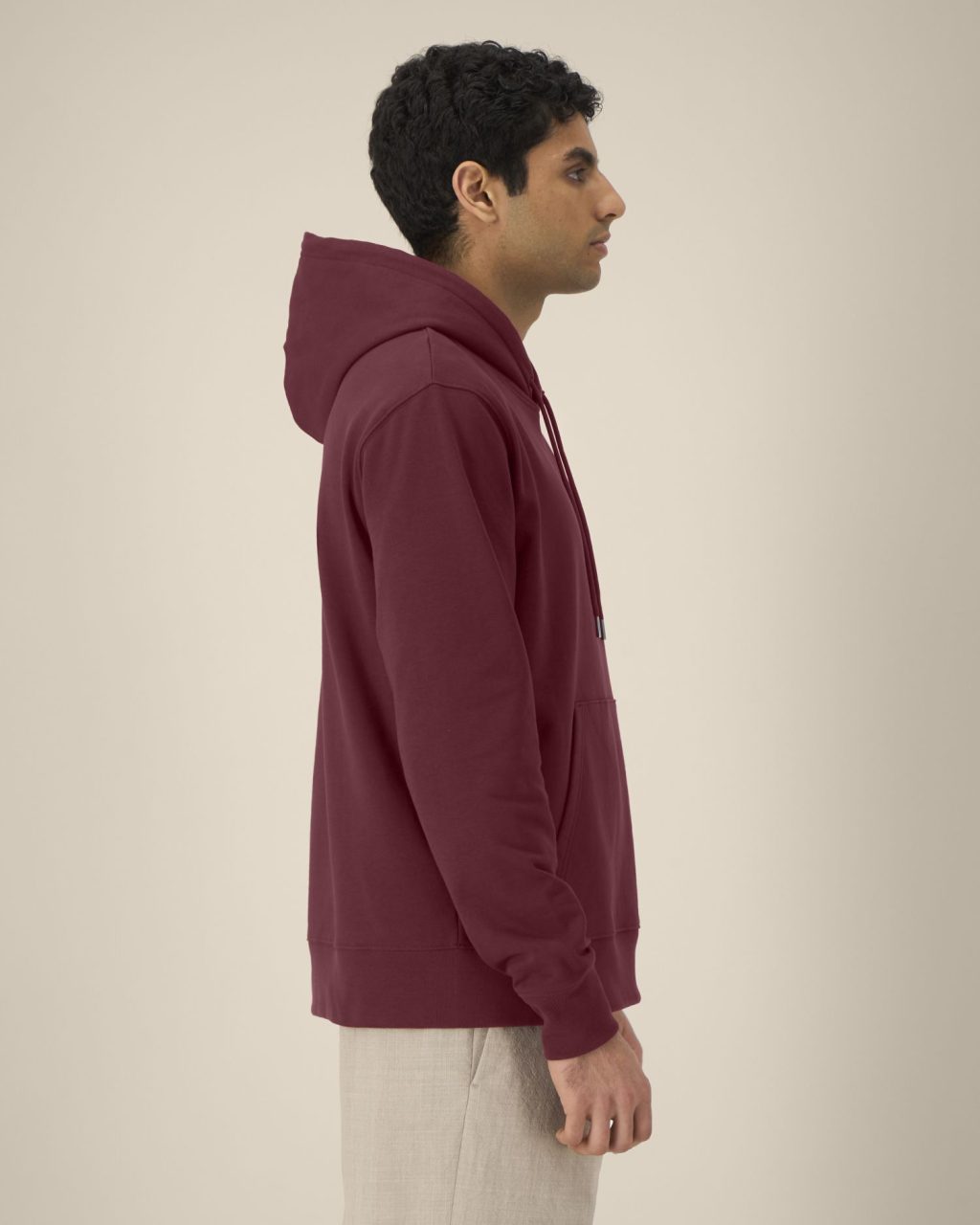 Bluza z kapturem unisex z bawełny z recyklingu - obrazek 5