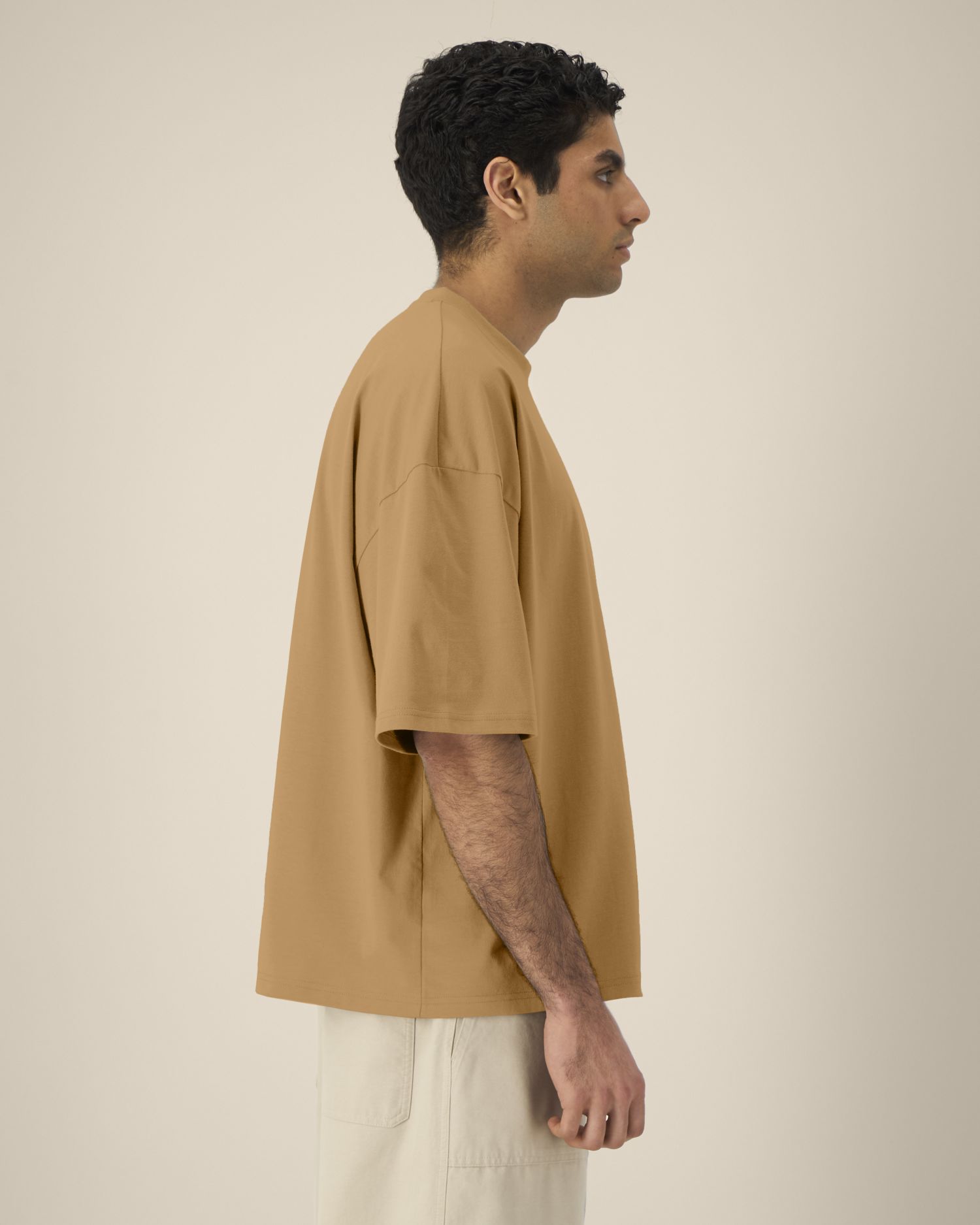 T-shirt unisex boxy z bawełny z recyklingu - obrazek 4