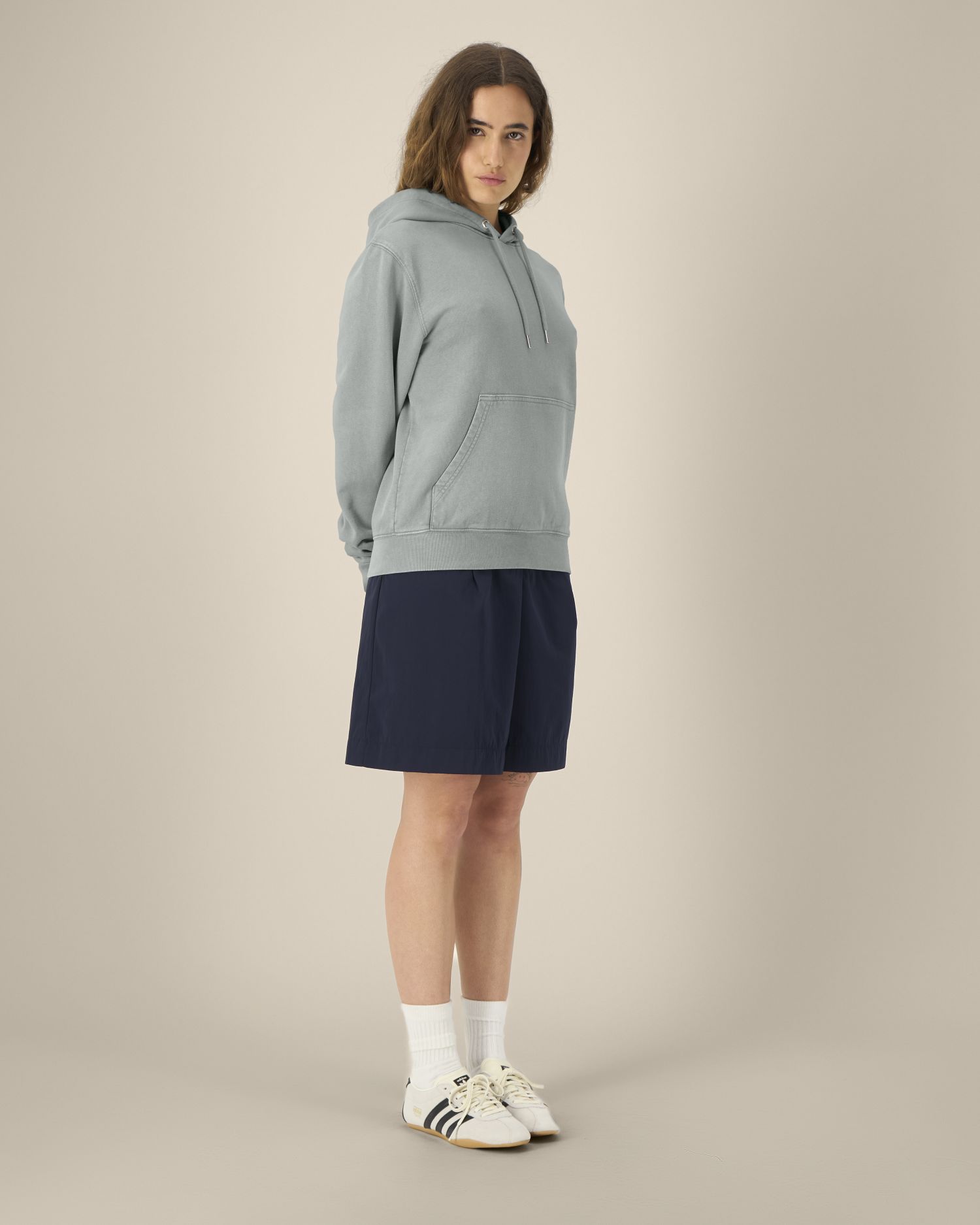 Bluza z kapturem unisex garment-dyed z French Terry - obrazek 8