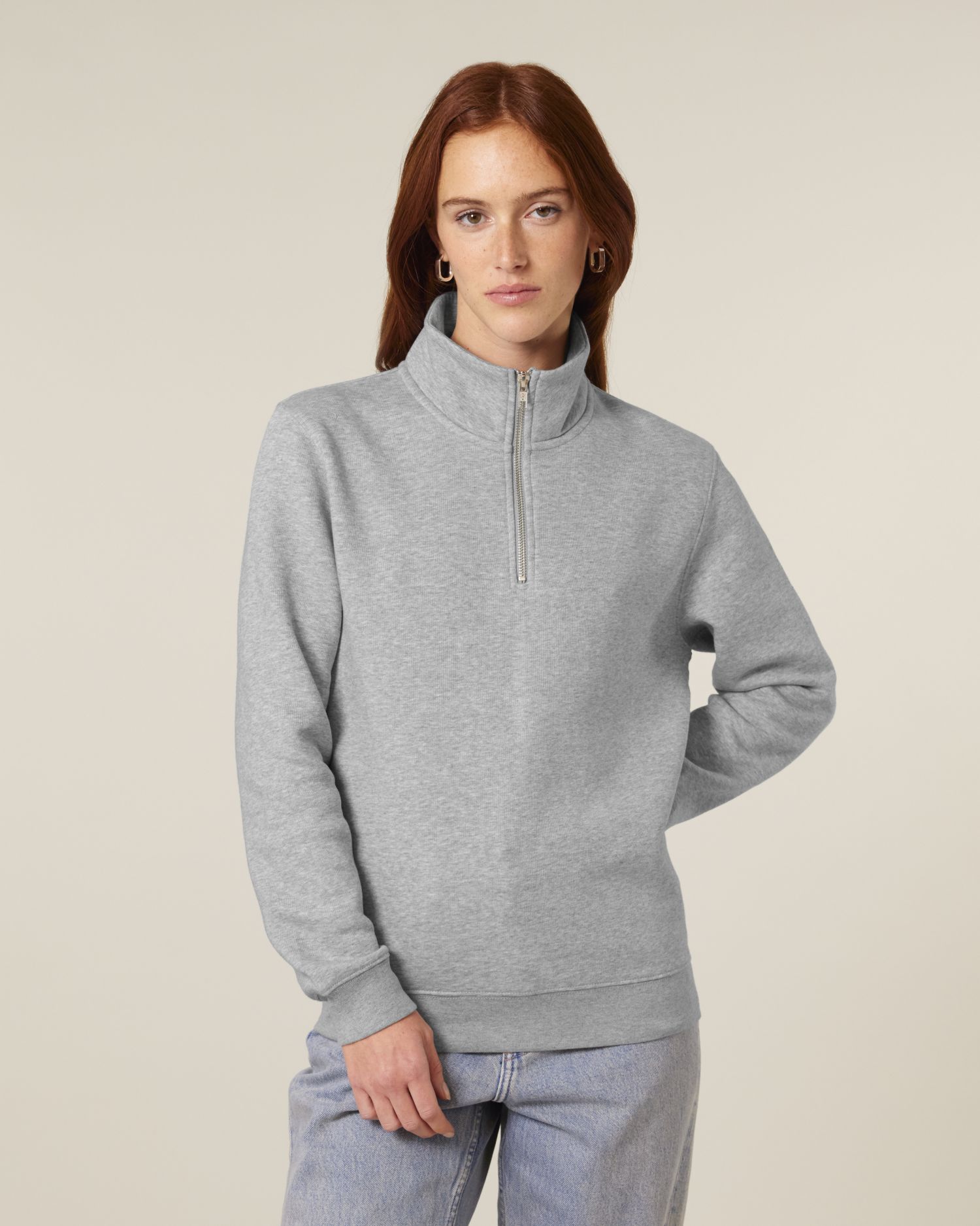 Bluza unisex z krótkim zamkiem - obrazek 8