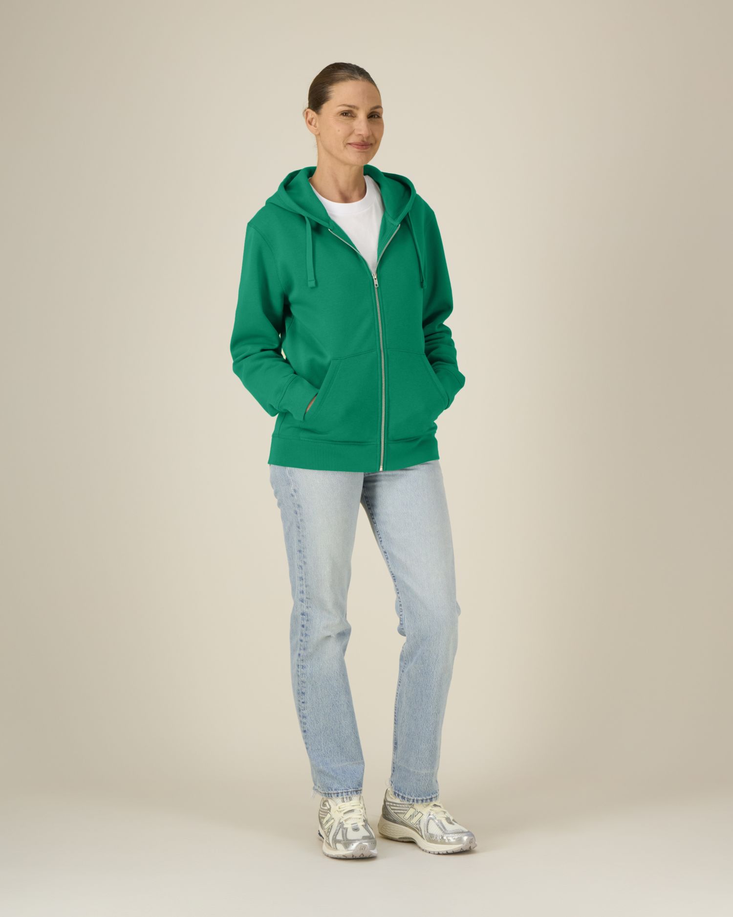 Rozpinana bluza z kapturem unisex - obrazek 6