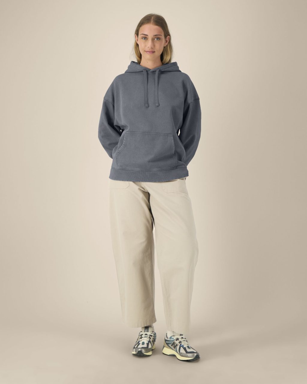 Bluza z kapturem unisex oversized garment-dyed - obrazek 7