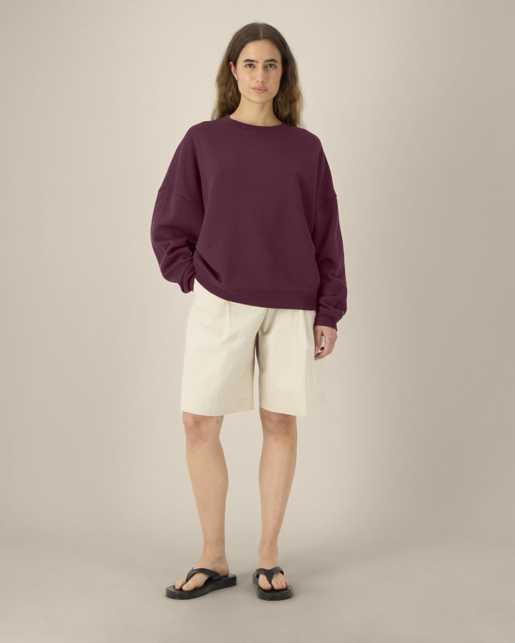 Bluza damska crewneck z bawełny i TENCEL™ Modal