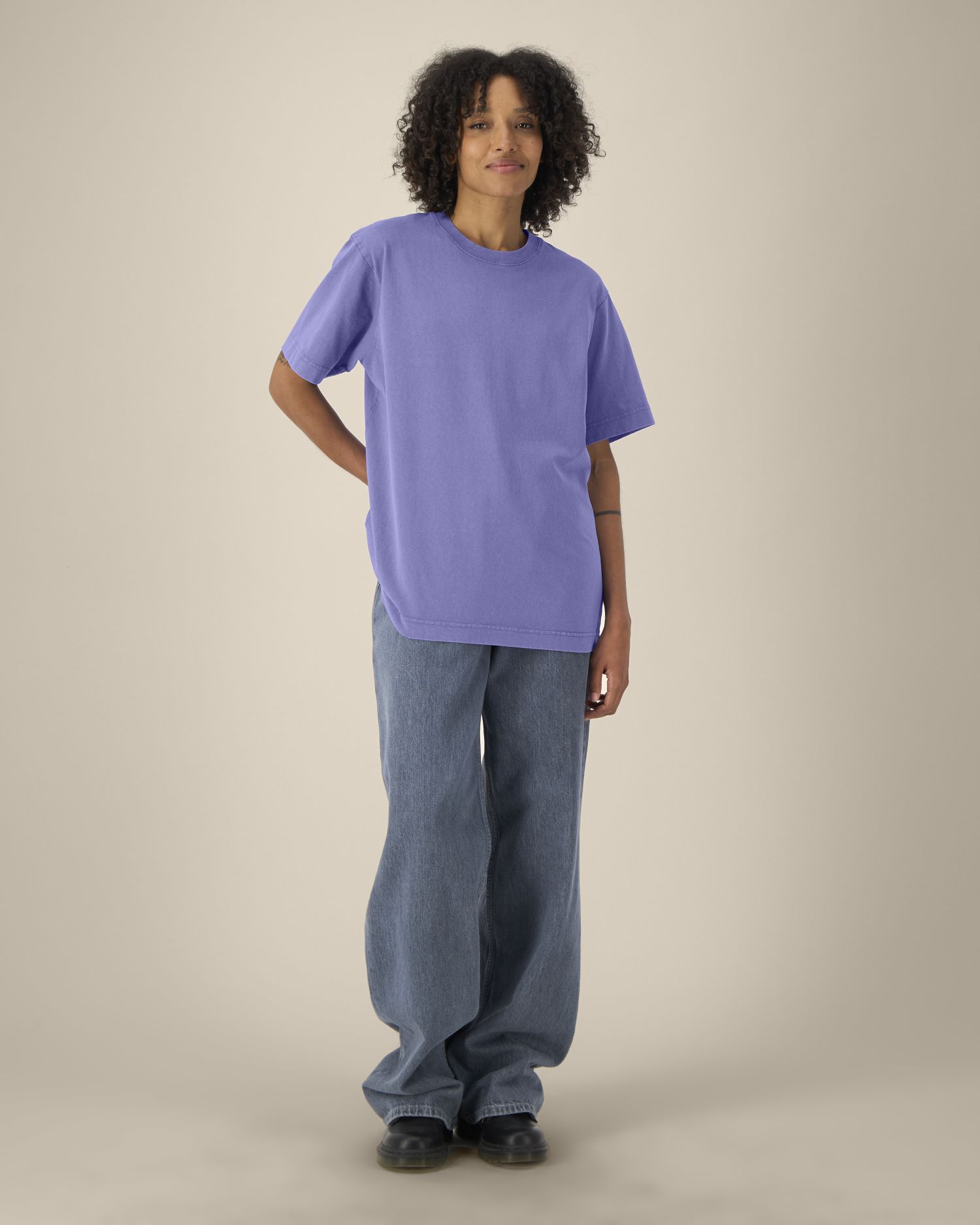 T-shirt unisex gruby garment-dyed - obrazek 8