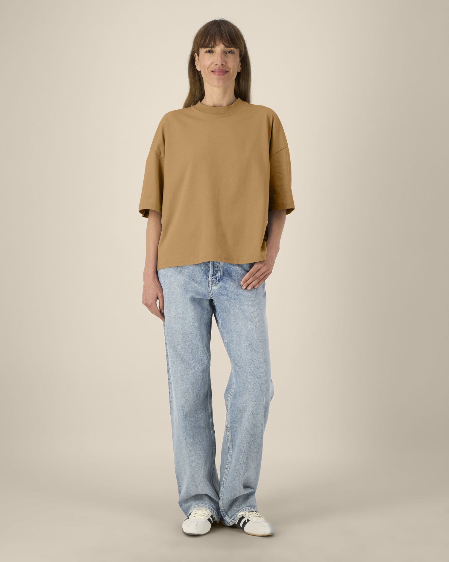T-shirt unisex boxy z bawełny z recyklingu - obrazek 6