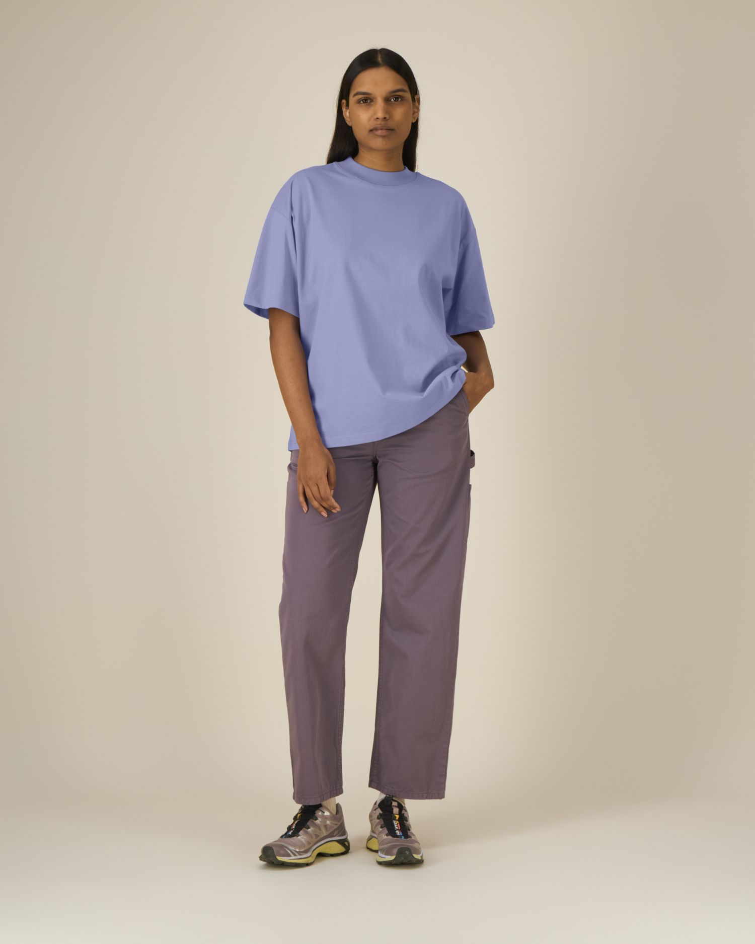 T-shirt unisex oversized ze stójką - obrazek 6