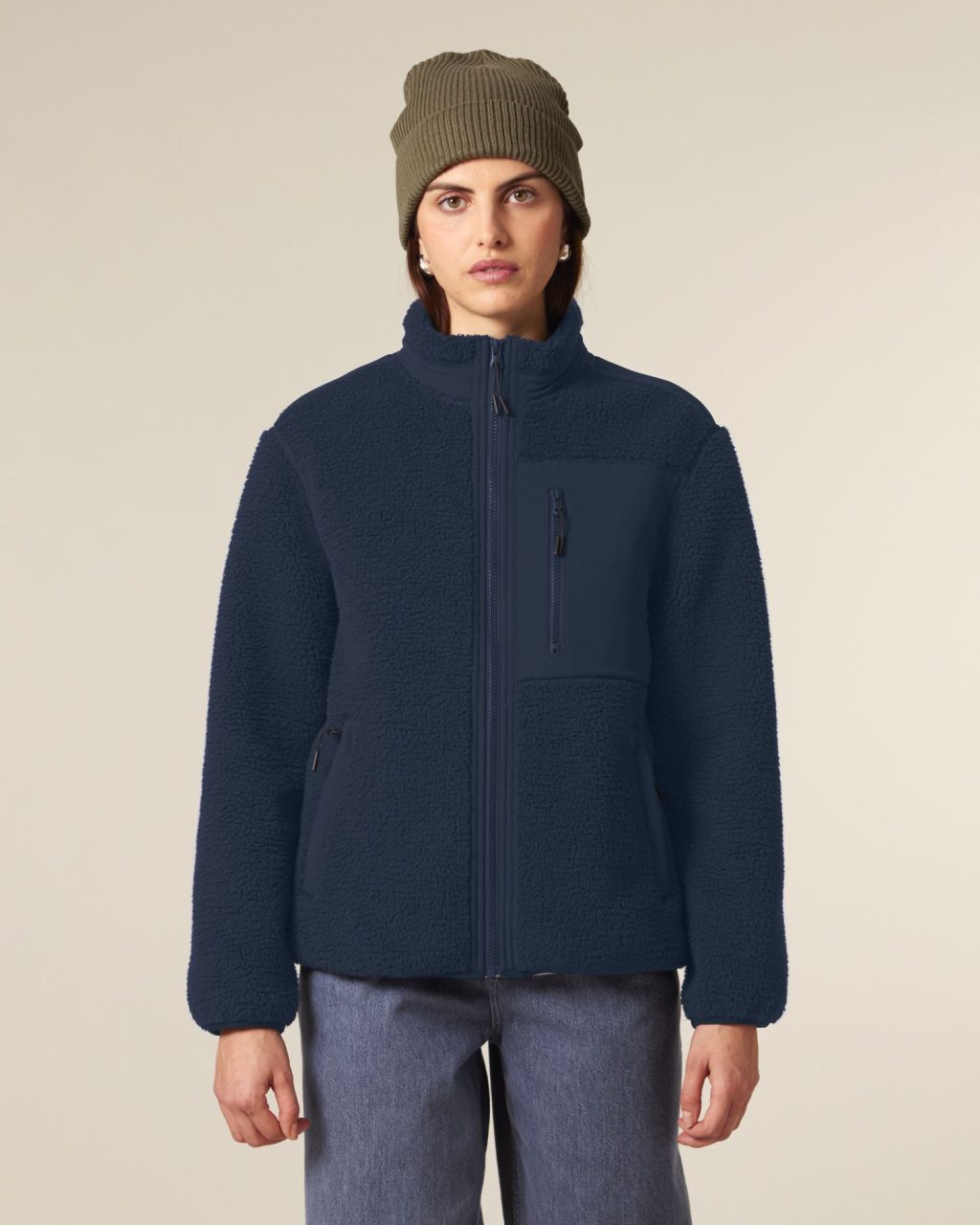 Kurtka sherpa unisex relaxed - obrazek 7