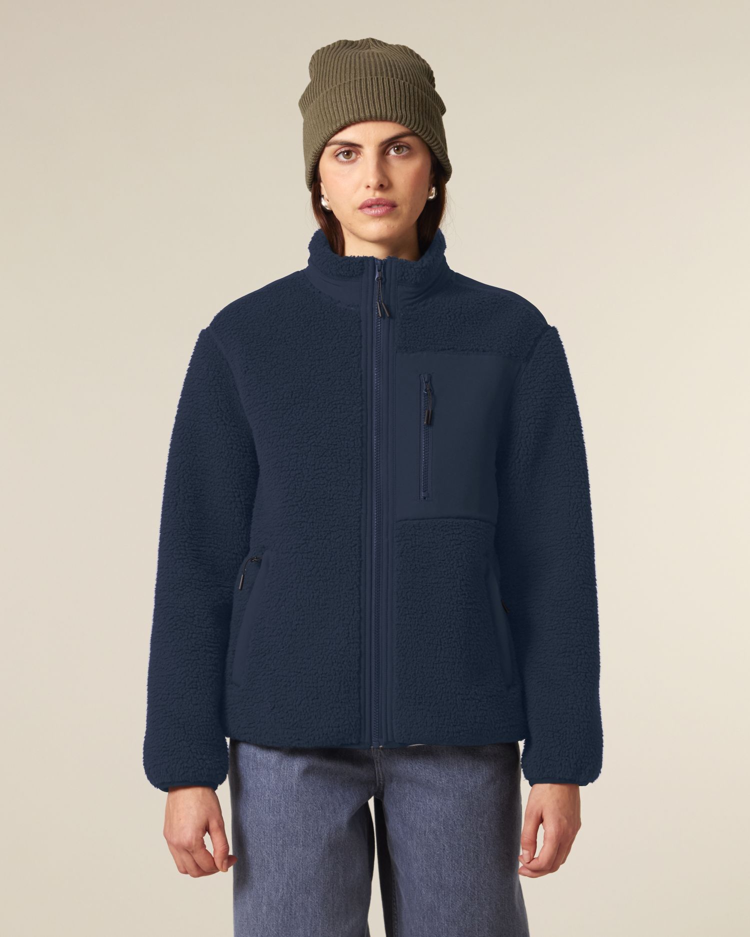 Kurtka sherpa unisex relaxed - obrazek 7