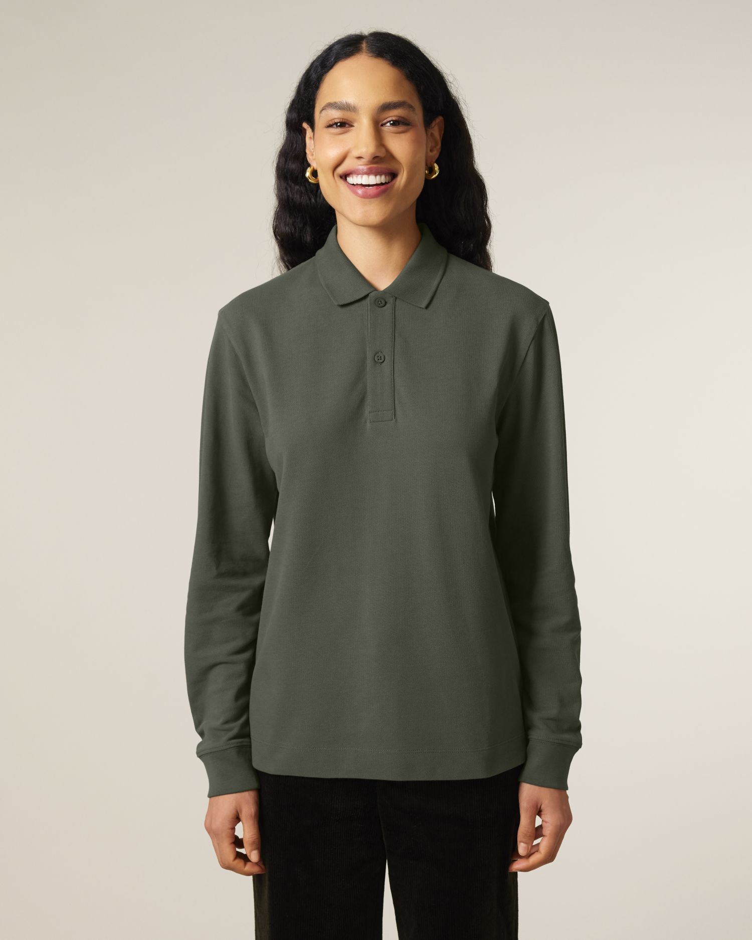 Koszulka polo unisex z długim rękawem - obrazek 11