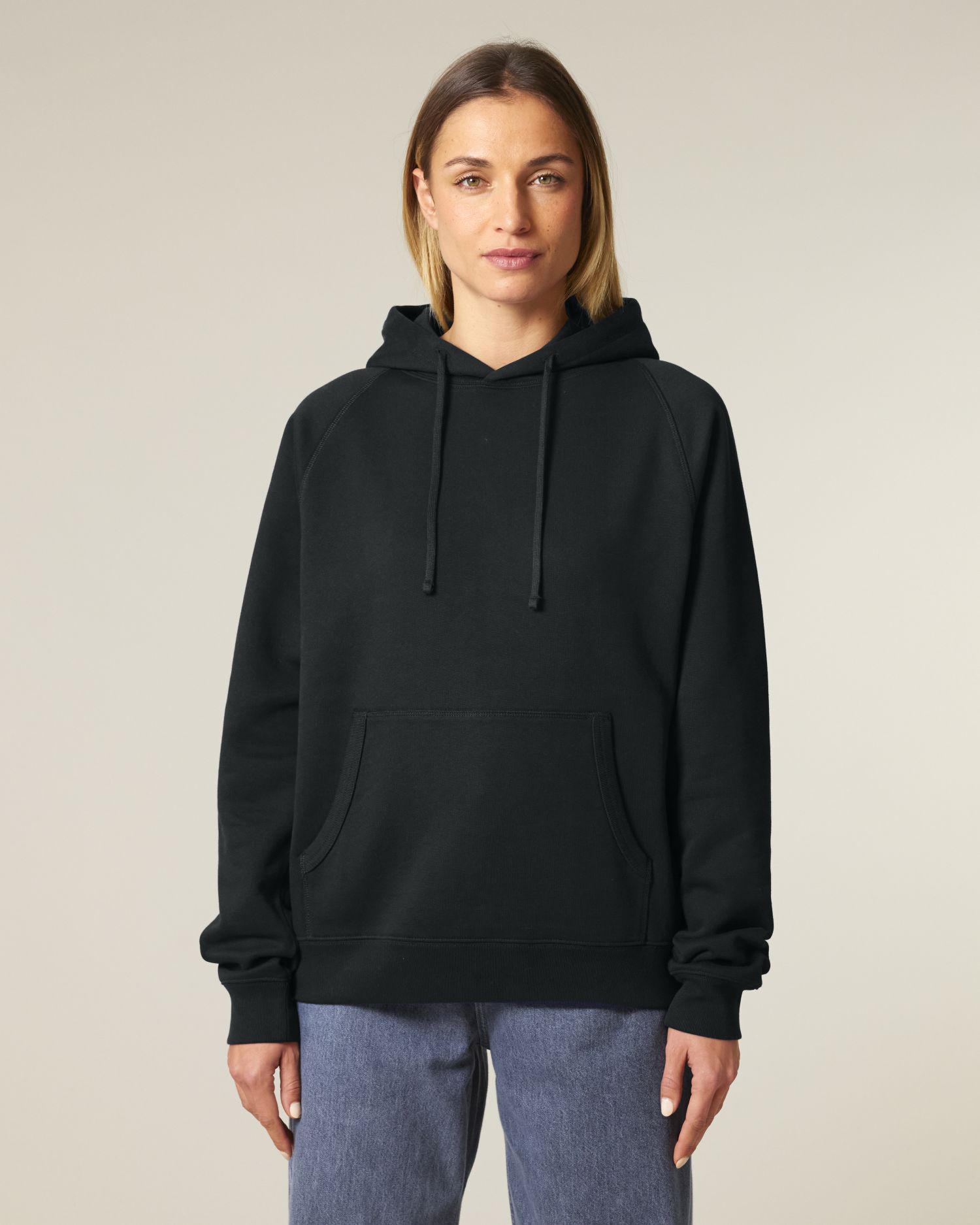 Bluza z kapturem unisex relaxed z rękawami raglanowymi - obrazek 10