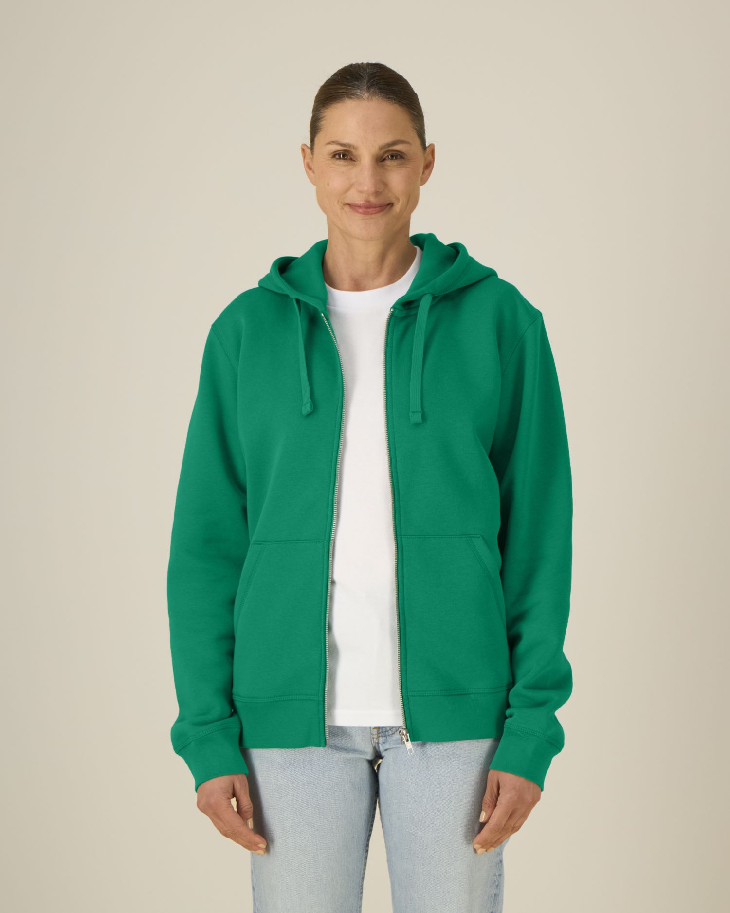 Rozpinana bluza z kapturem unisex - obrazek 7