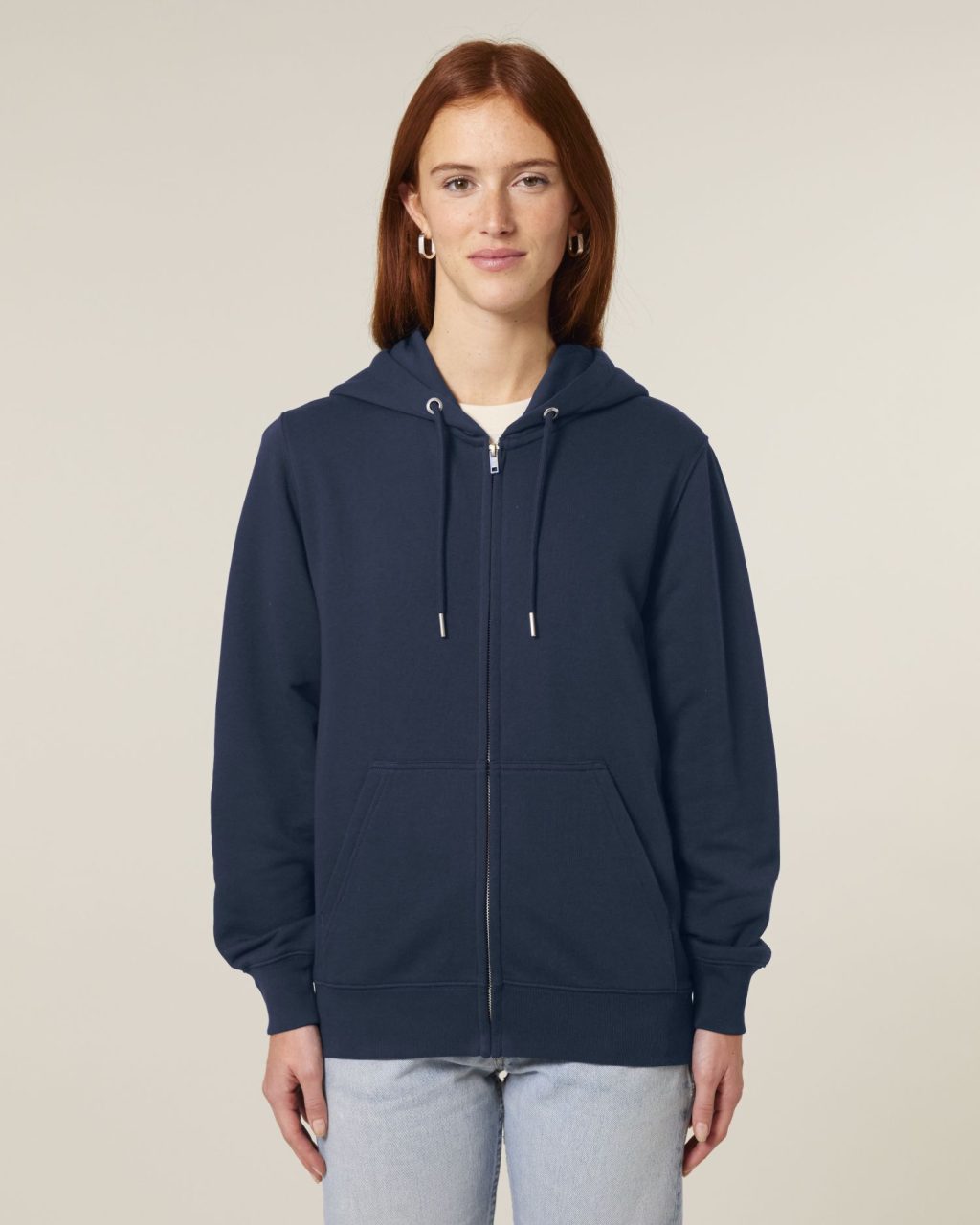 Rozpinana bluza z kapturem unisex z French Terry - obrazek 11