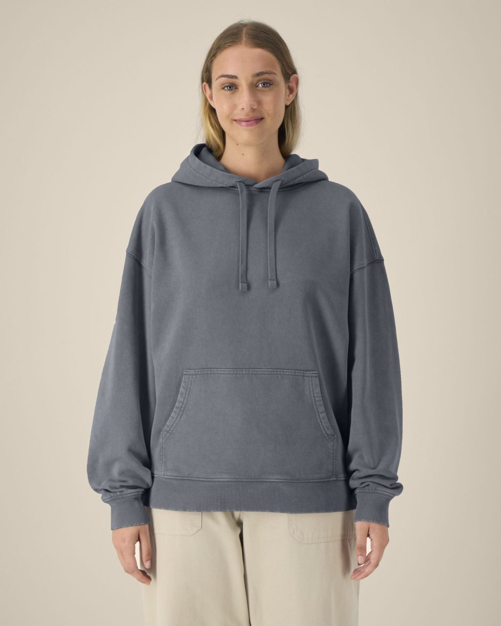 Bluza z kapturem unisex oversized garment-dyed - obrazek 8