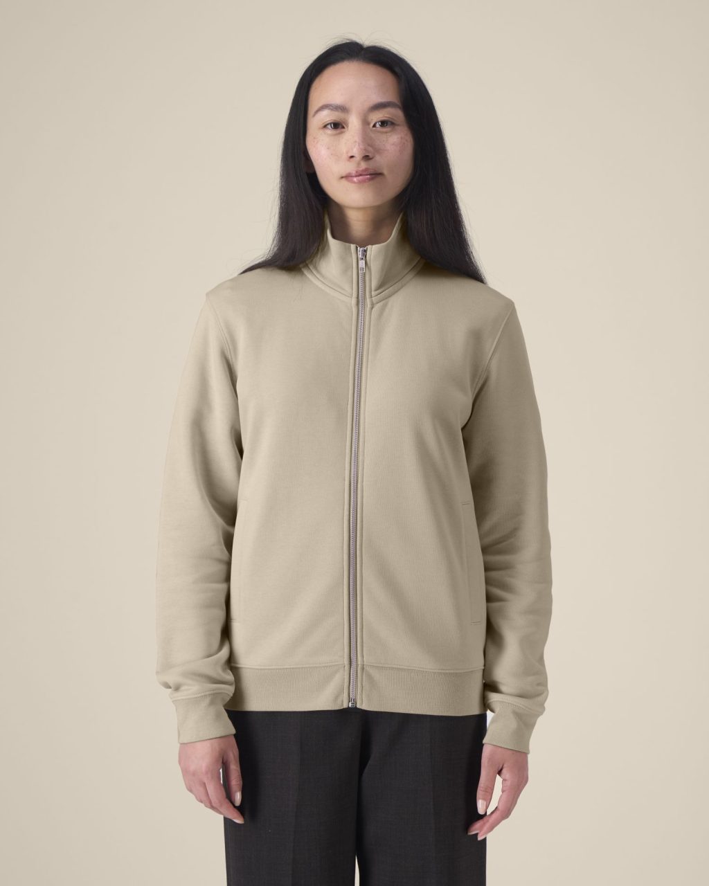 Rozpinana bluza unisex ze stójką - obrazek 9