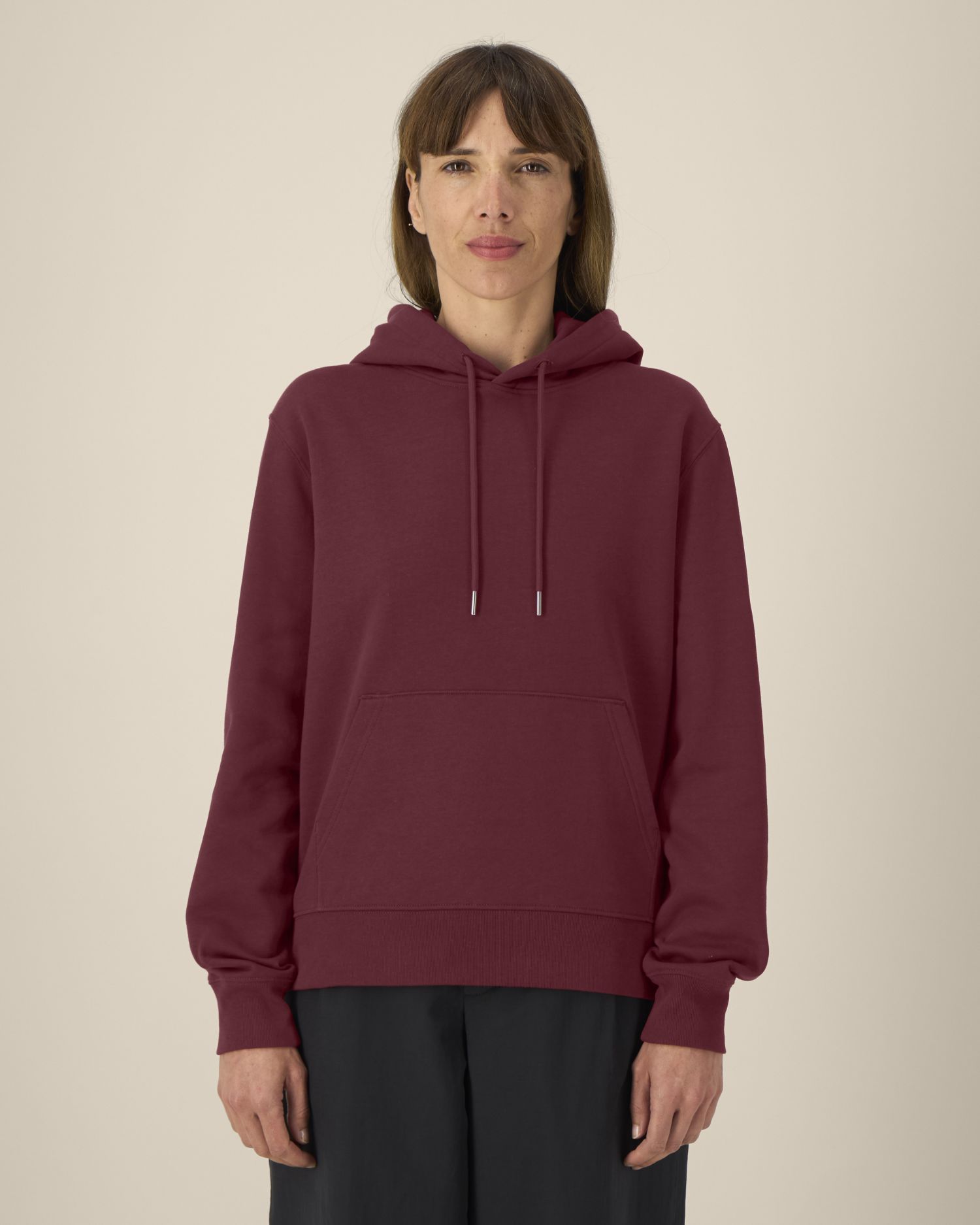 Bluza z kapturem unisex z bawełny z recyklingu - obrazek 8