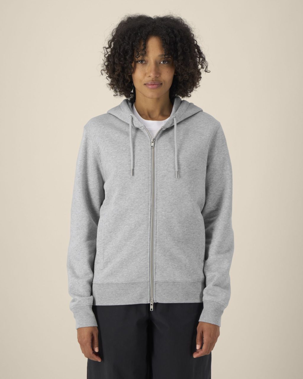 Rozpinana bluza z kapturem unisex z bawełny i TENCEL™ Modal - obrazek 8
