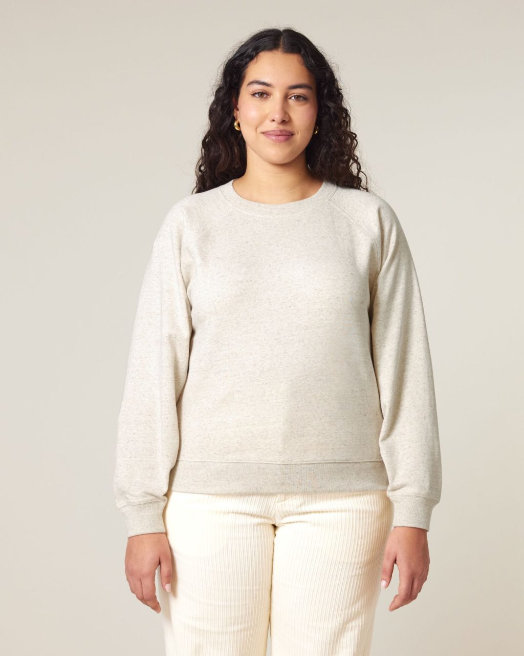 Bluza damska crewneck z rękawami raglanowymi - obrazek 7
