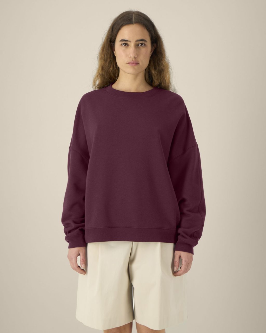 Bluza damska crewneck z bawełny i TENCEL™ Modal - obrazek 4