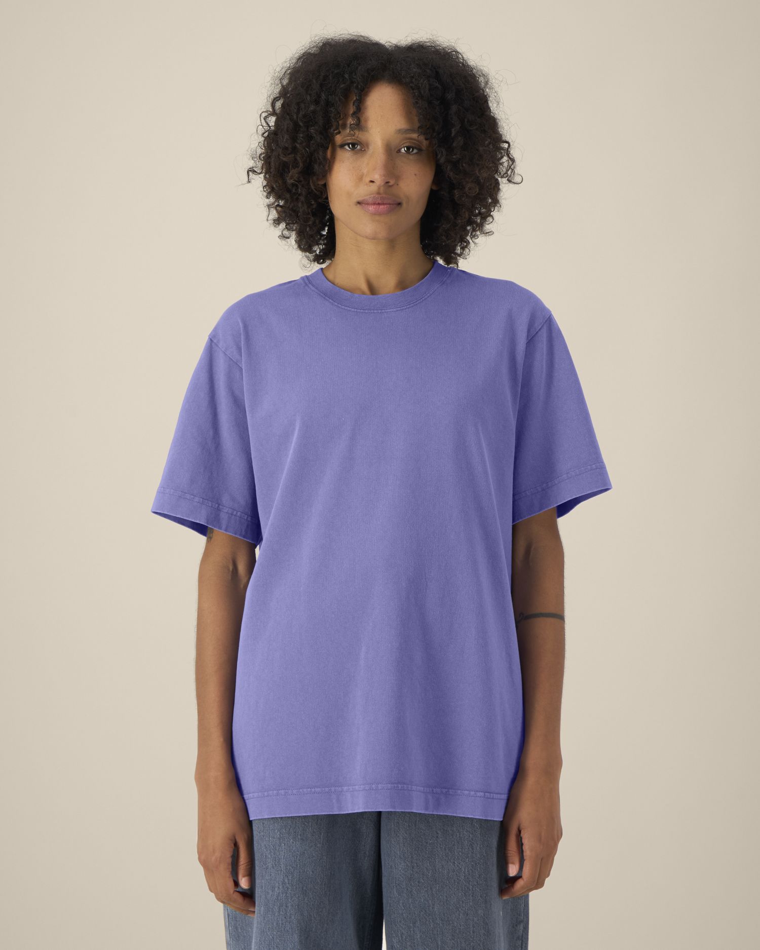 T-shirt unisex gruby garment-dyed - obrazek 9