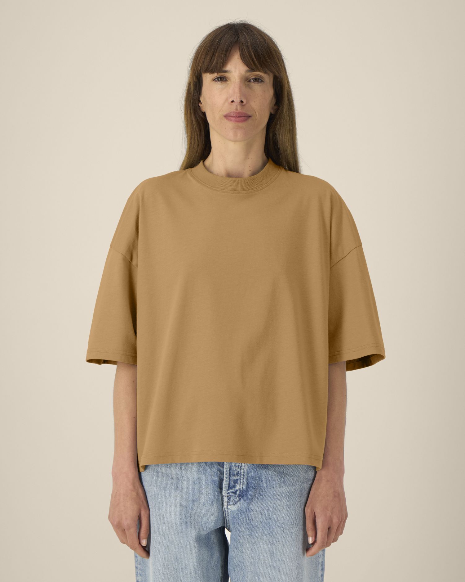 T-shirt unisex boxy z bawełny z recyklingu - obrazek 7