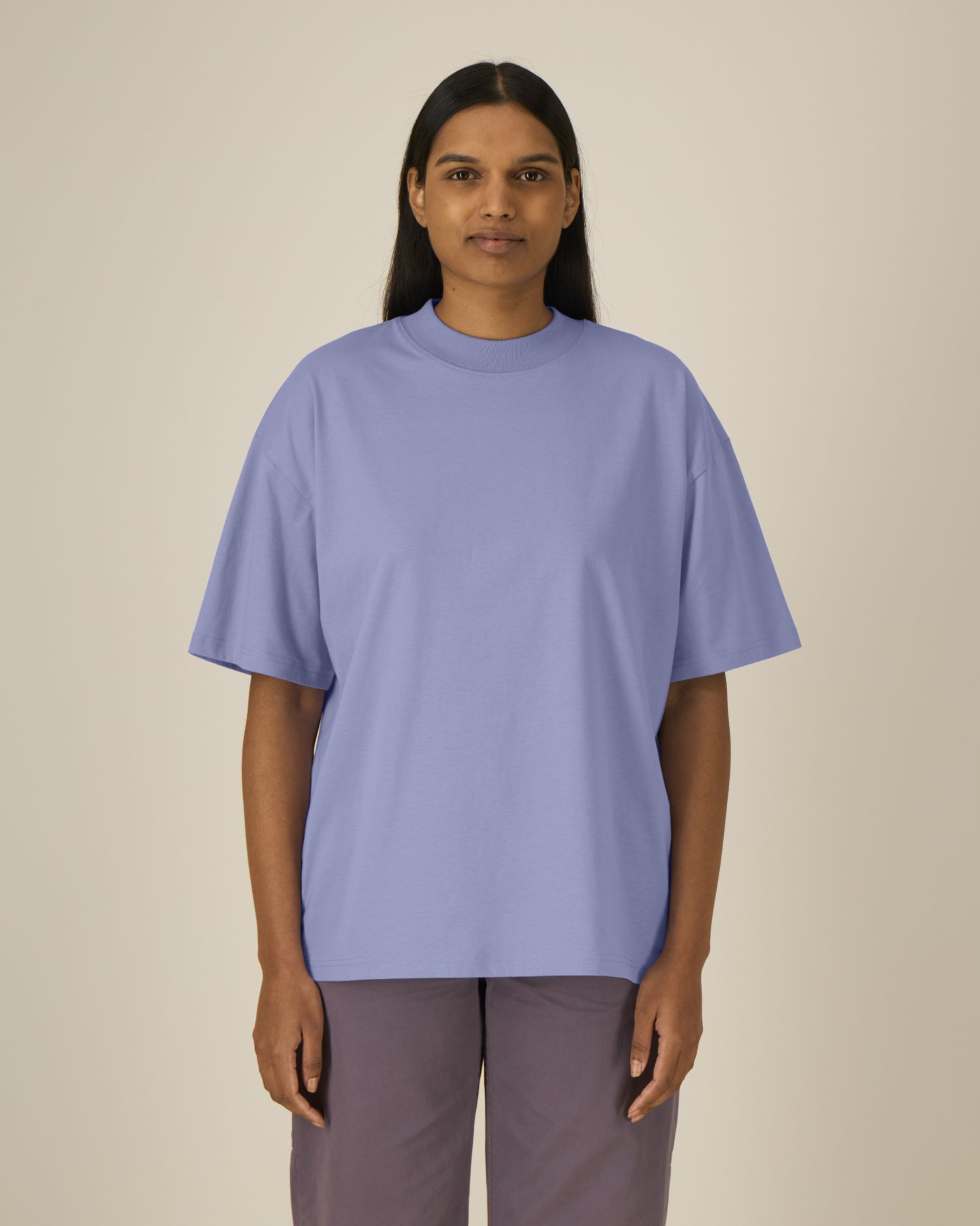 T-shirt unisex oversized ze stójką - obrazek 7