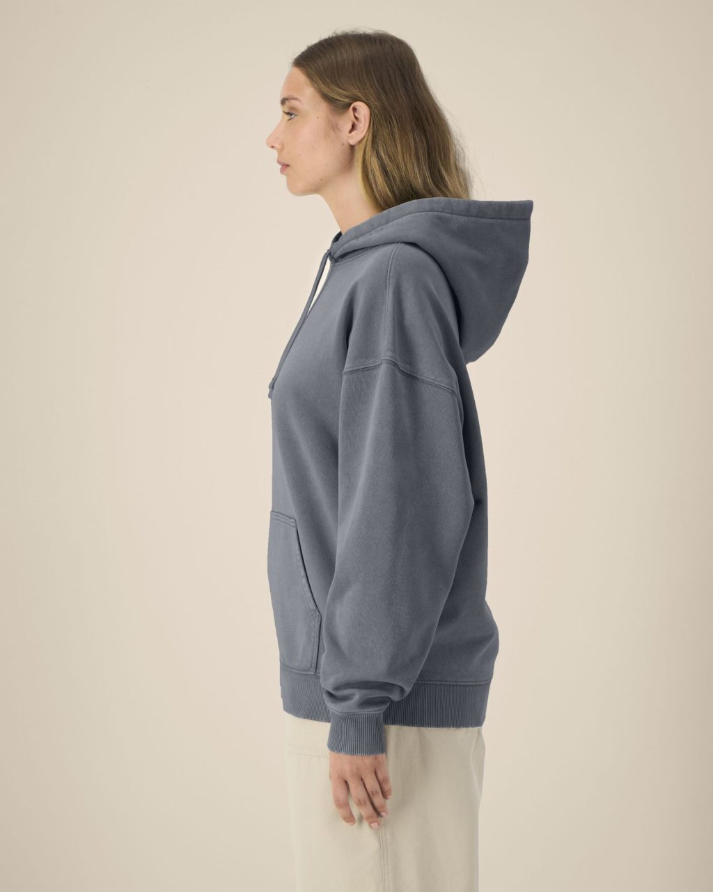 Bluza z kapturem unisex oversized garment-dyed - obrazek 9