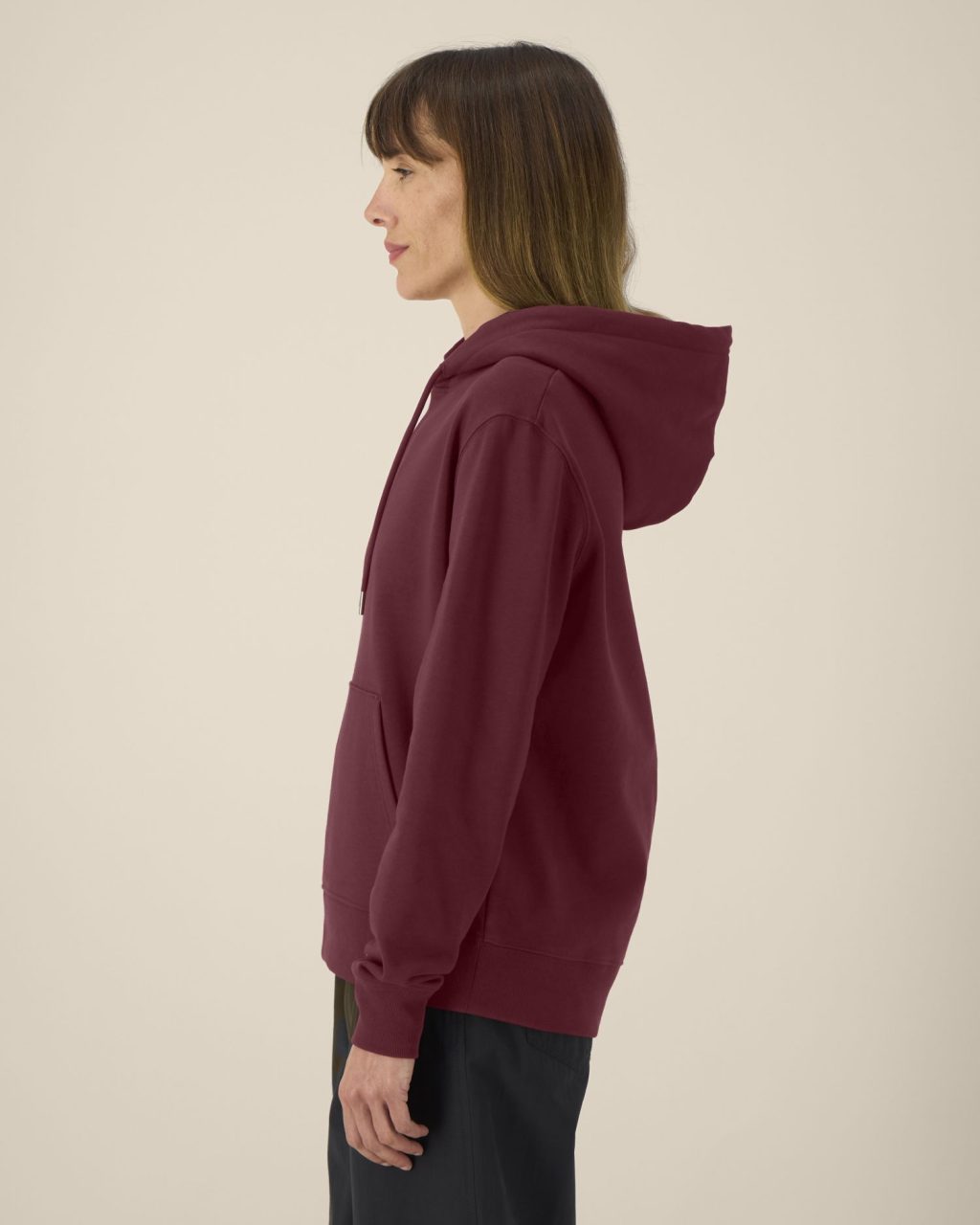 Bluza z kapturem unisex z bawełny z recyklingu - obrazek 9