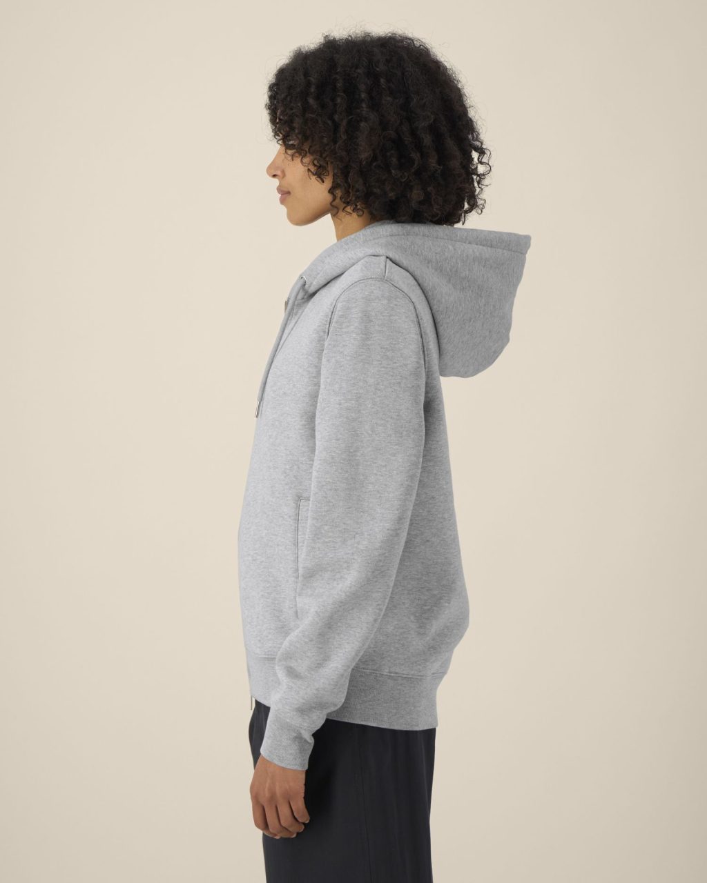 Rozpinana bluza z kapturem unisex z bawełny i TENCEL™ Modal - obrazek 9