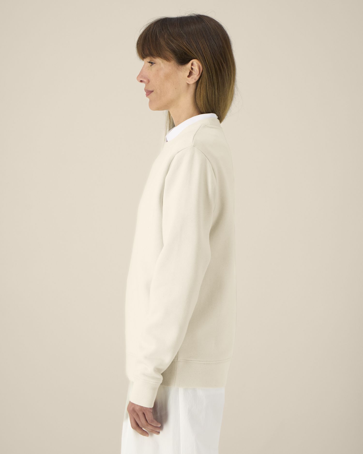 Bluza damska crewneck z bawełny z recyklingu - obrazek 5