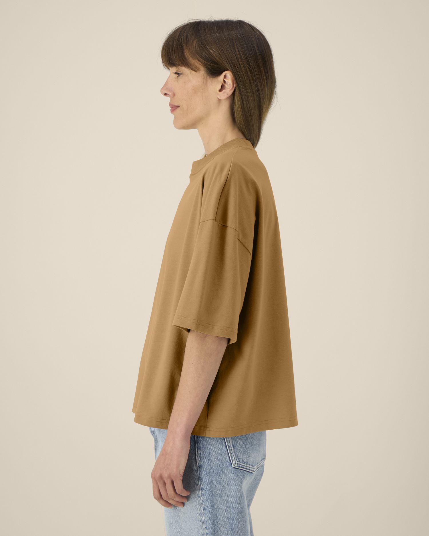 T-shirt unisex boxy z bawełny z recyklingu - obrazek 8
