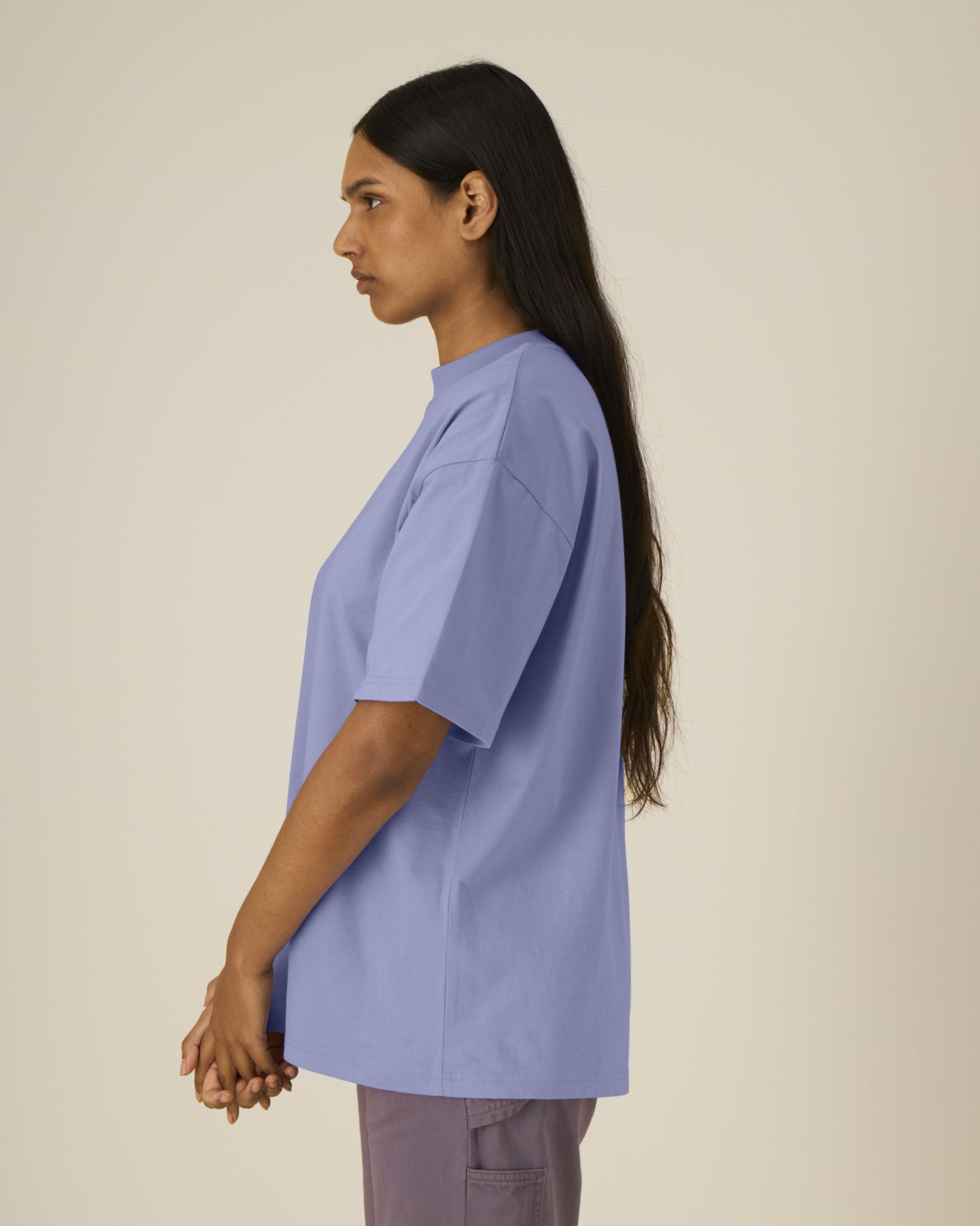 T-shirt unisex oversized ze stójką - obrazek 8
