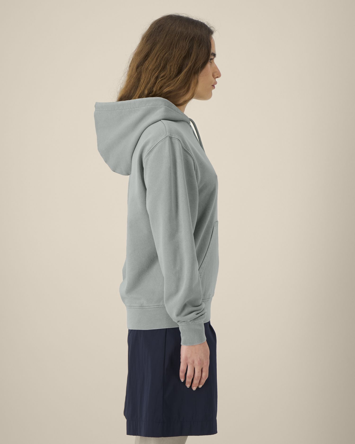 Bluza z kapturem unisex garment-dyed z French Terry - obrazek 11