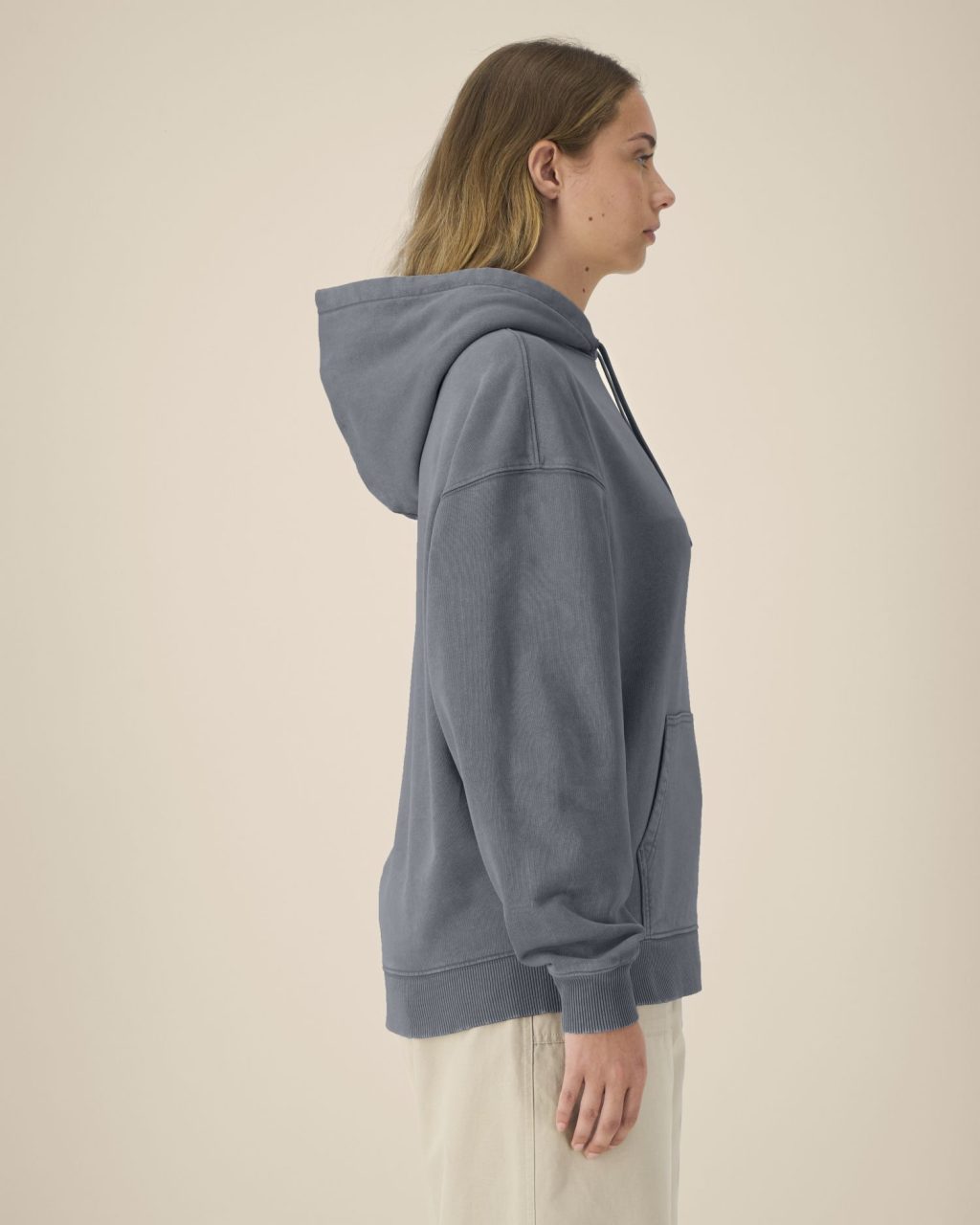 Bluza z kapturem unisex oversized garment-dyed - obrazek 10
